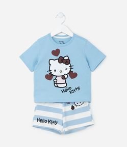 Conjunto Infantil com Estampa Hello Kitty - Tam 1 a 6 Anos