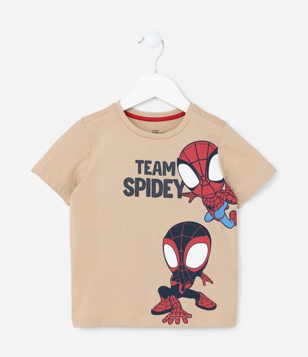 Pijama Curto Intanril com Estampa do Homem Aranha - Tam 2 a 6 anos