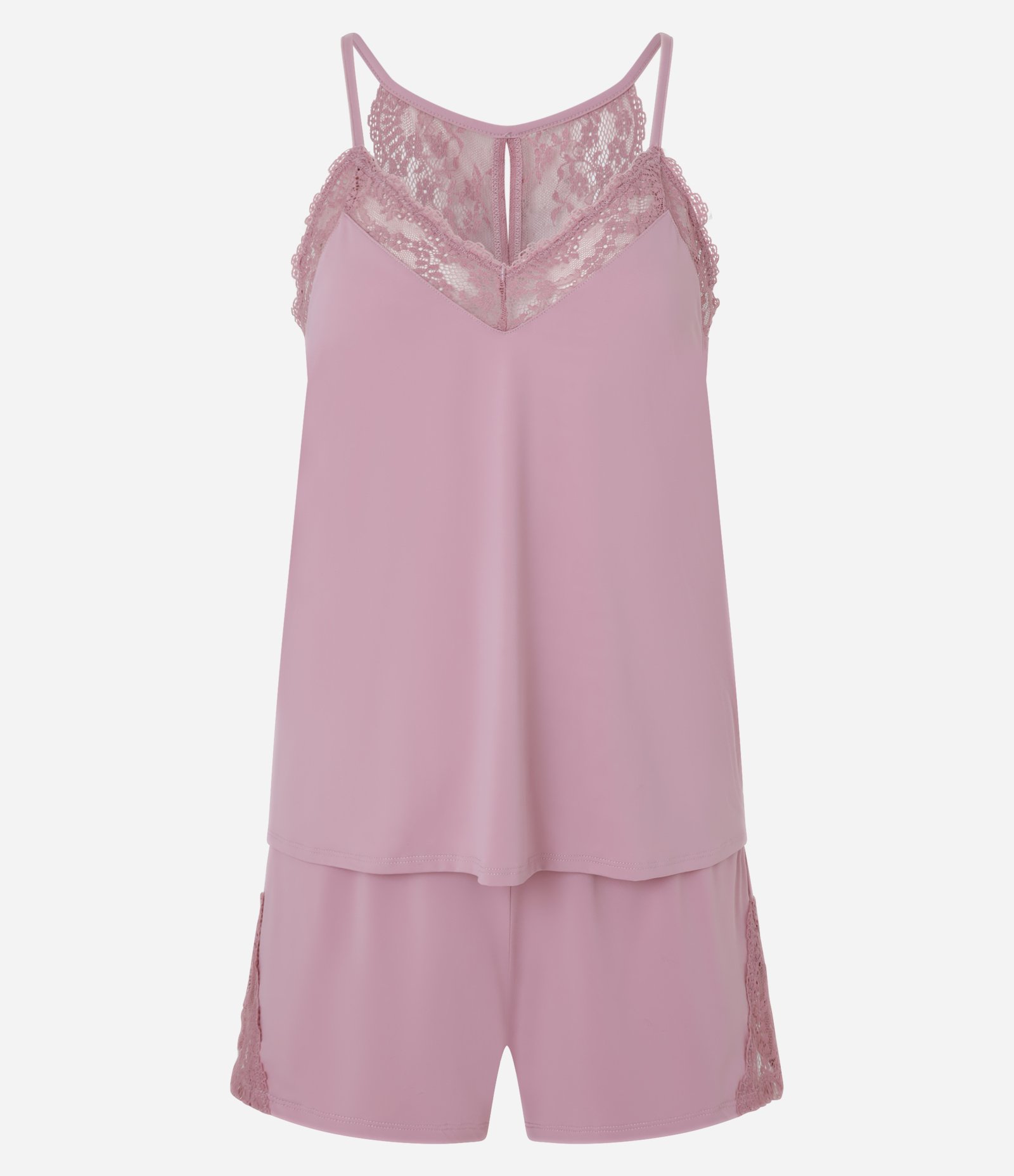 Pijama Short Doll com Detalhes em Renda 4