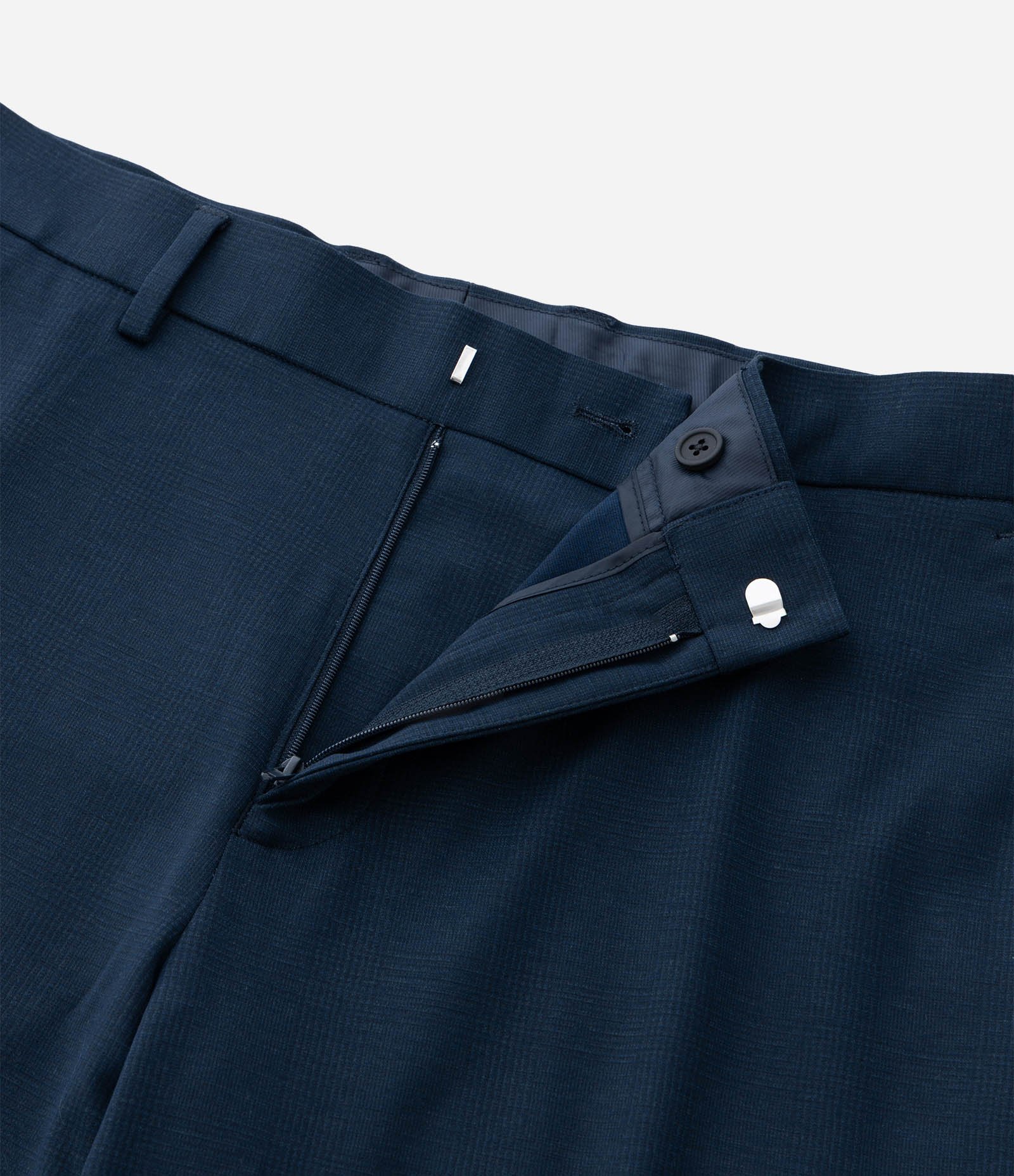 Calça Slim em Performance com Textura Azul 6