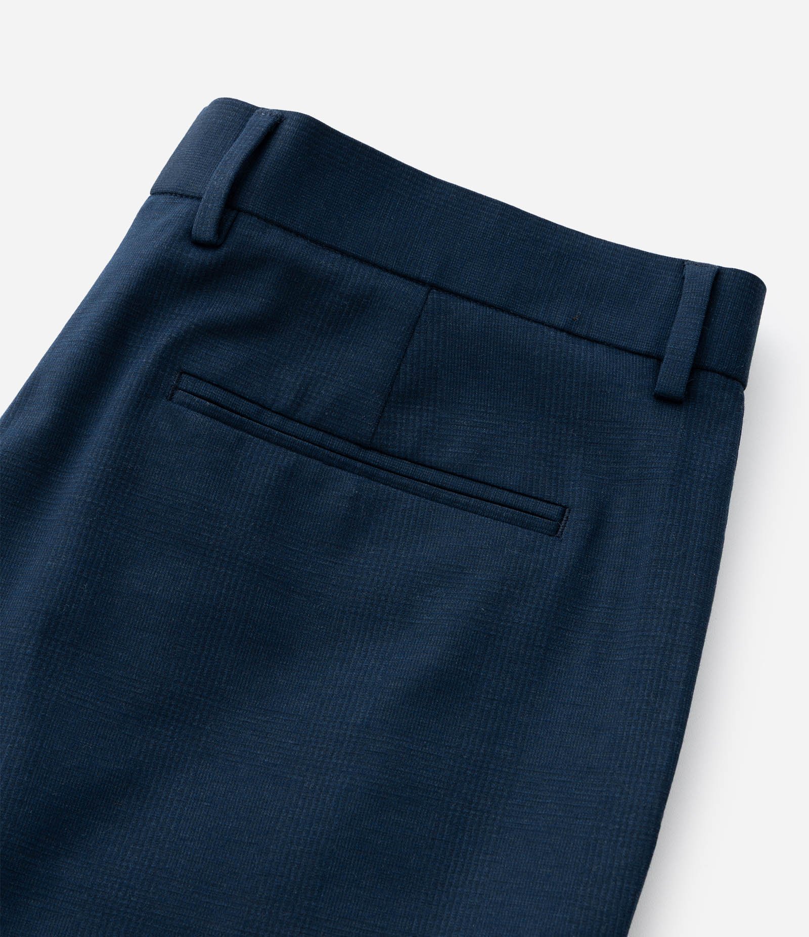 Calça Slim em Performance com Textura Azul 8