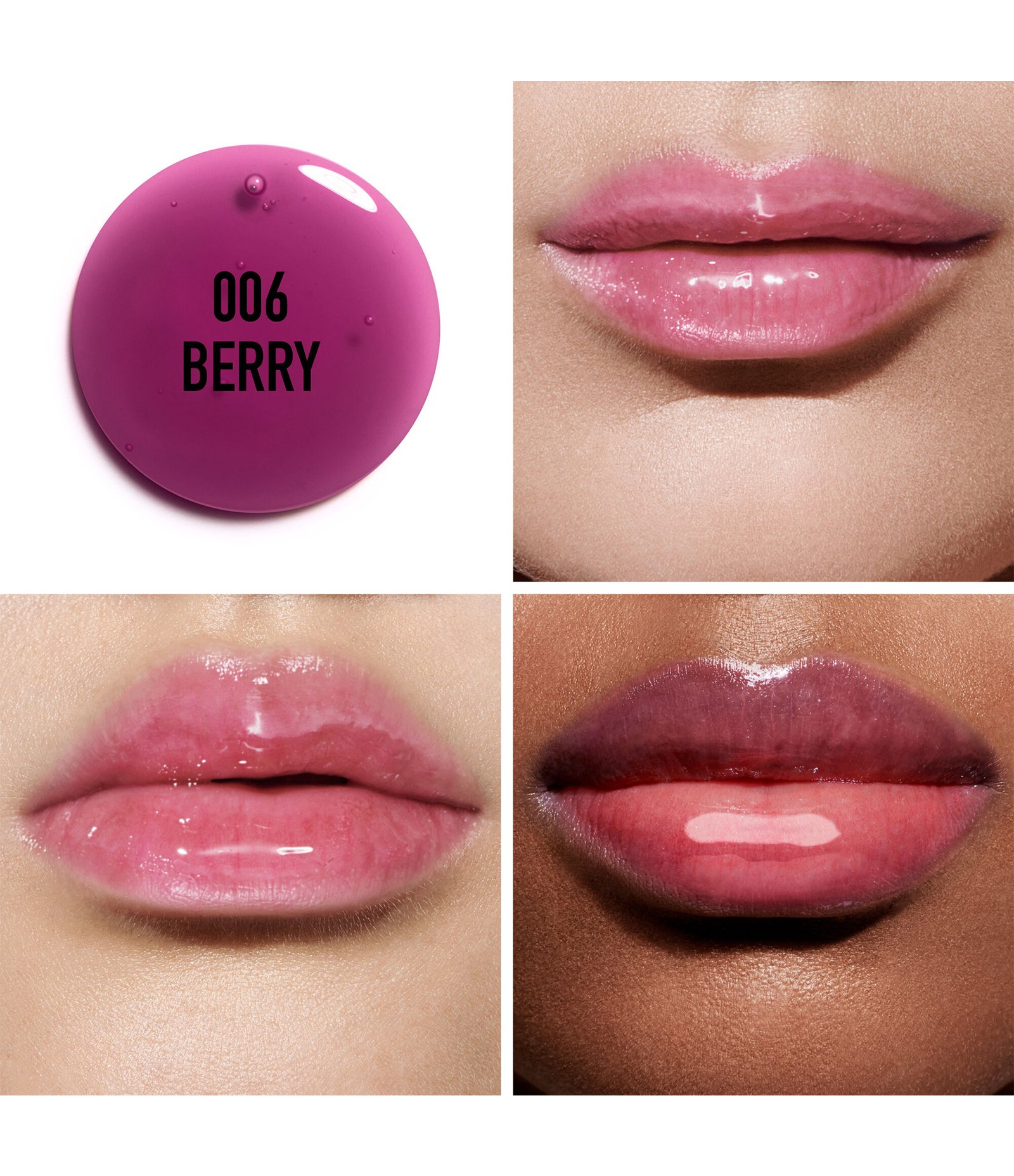Addict Lip Glow Oil Dior  Berry 3