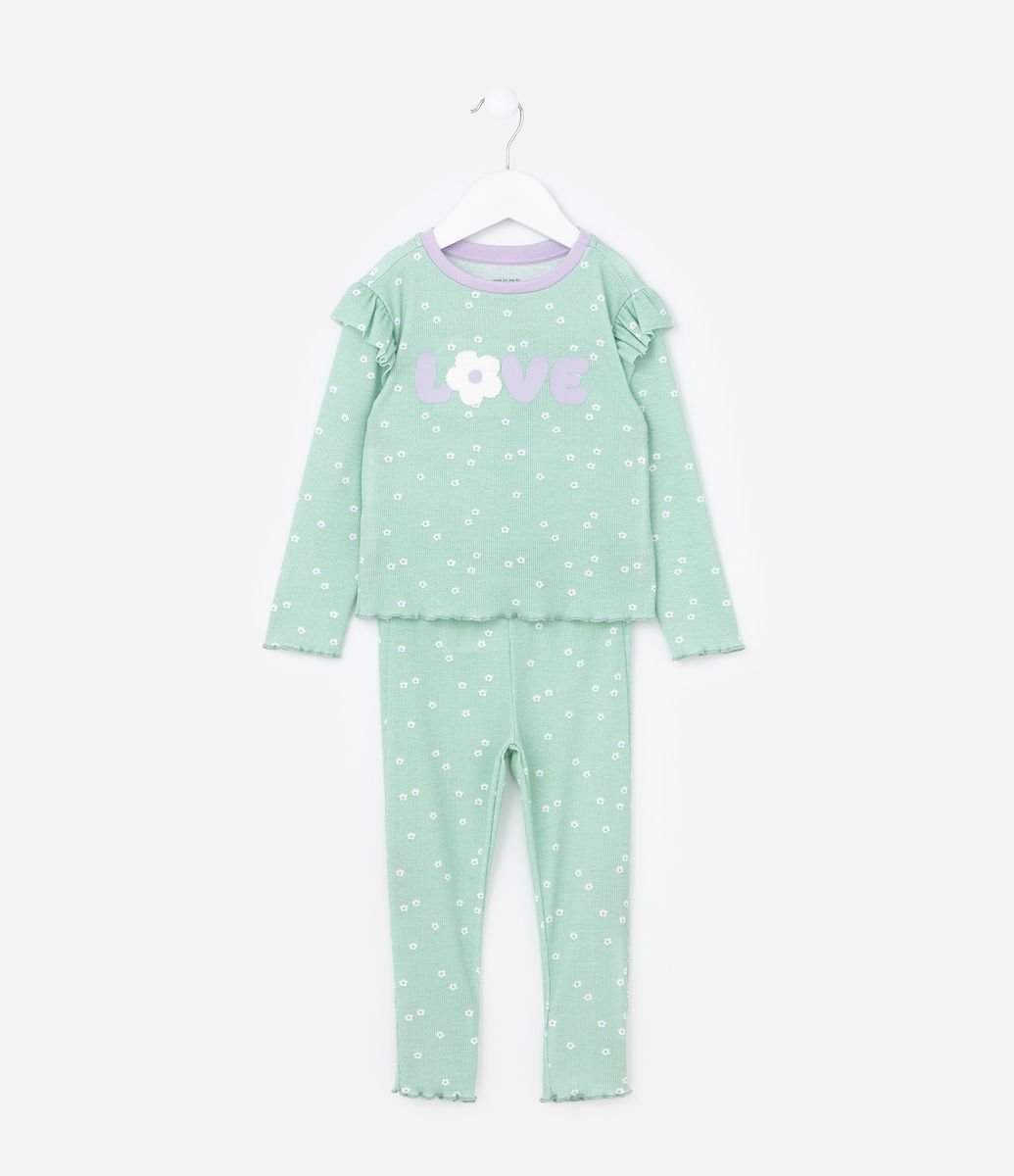 Pijama Infantil Bambu Viscose - Conjunto 2 Peças Futebol Meninos Meninas