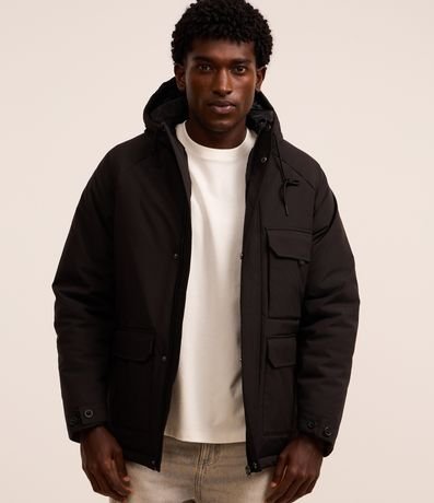 Parka Jaqueta Verde Militar Masculina Renner Jaqueta Verde Militar