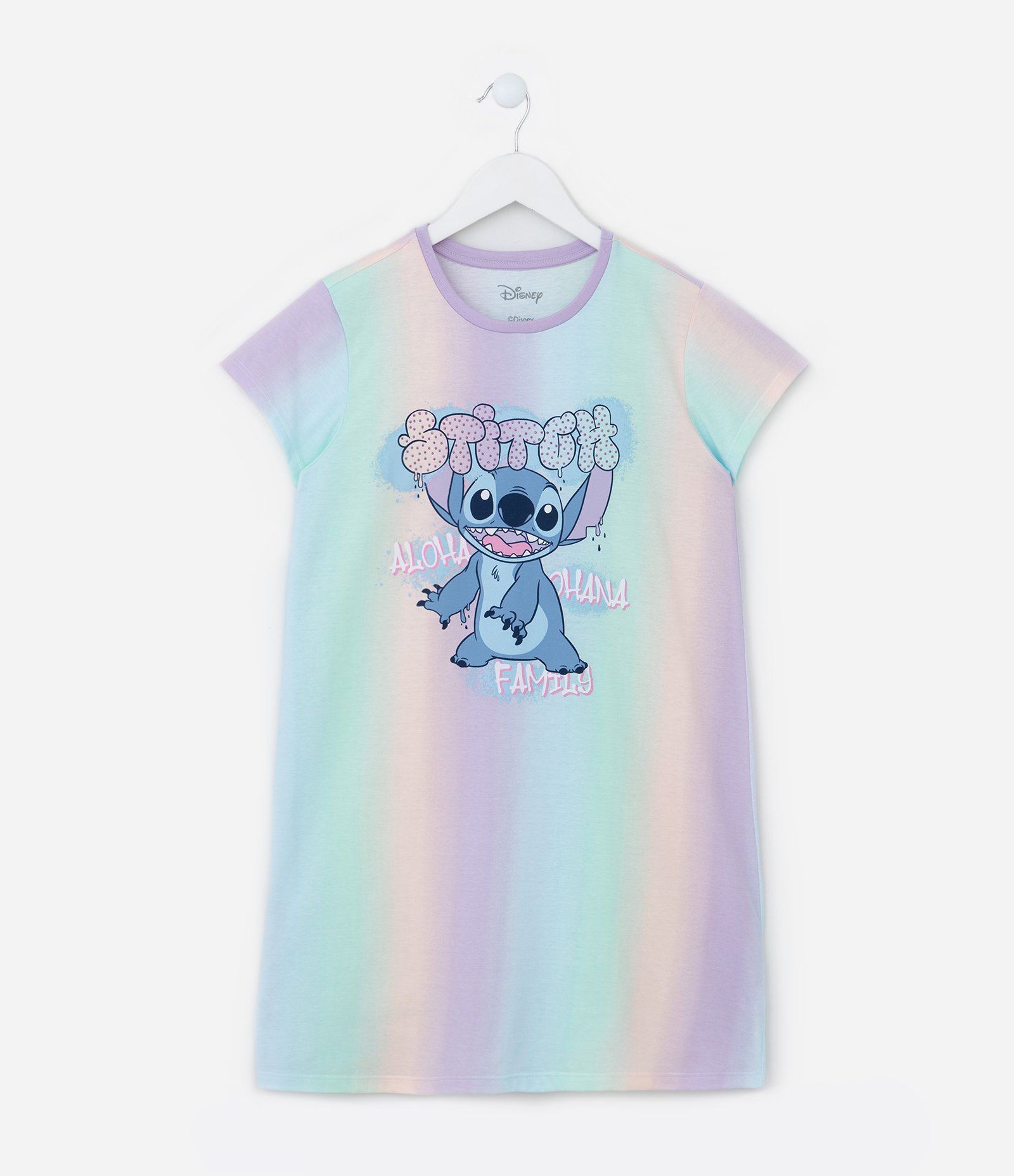 Camisola Infantil Estampa Tie-Dye Stitch - Tam 5 a 14 anos Multicores 1