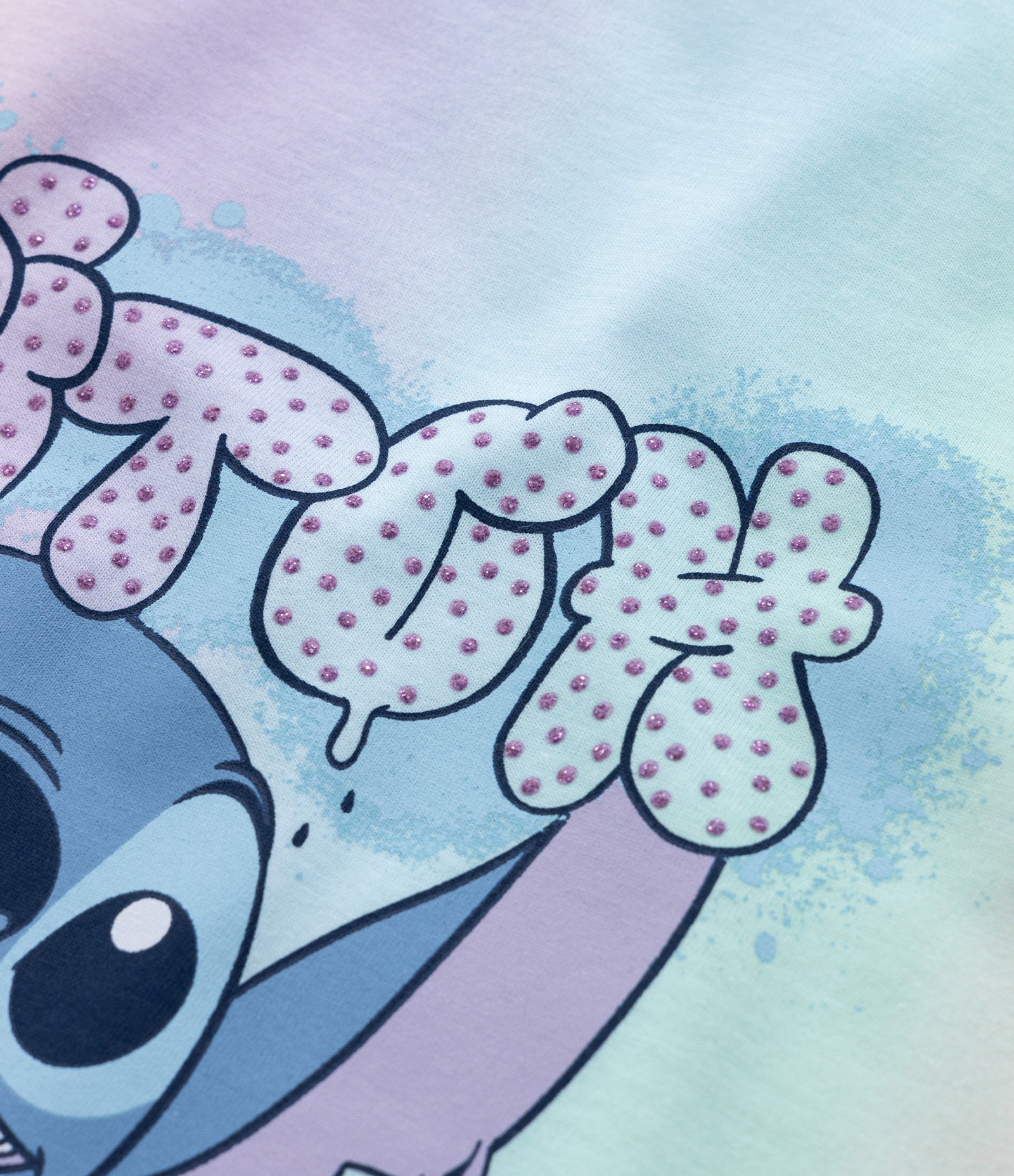 Camisola Infantil Estampa Tie-Dye Stitch - Tam 5 a 14 anos Multicores 4