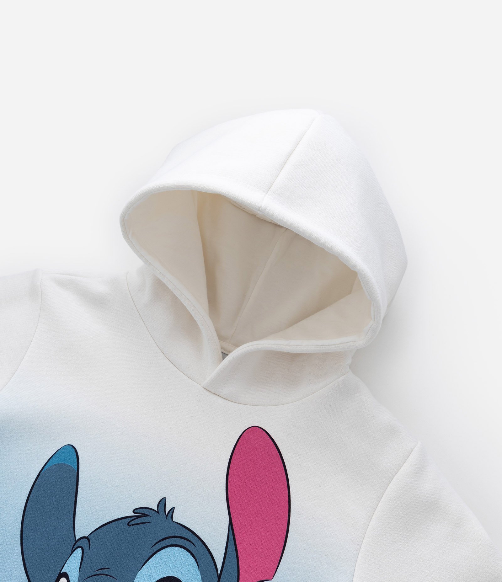 Casaco Infantil com Estampa do Stitch e Degradê - Tam 5 a 14 Anos Azul/Branco 5