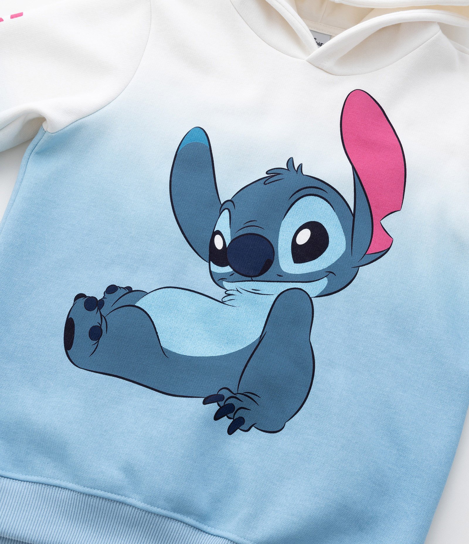 Casaco Infantil com Estampa do Stitch e Degradê - Tam 5 a 14 Anos Azul/Branco 6