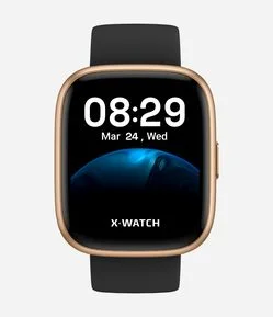 Relógio Unissex SmartWatch X-Watch com Pulseira em Silicone