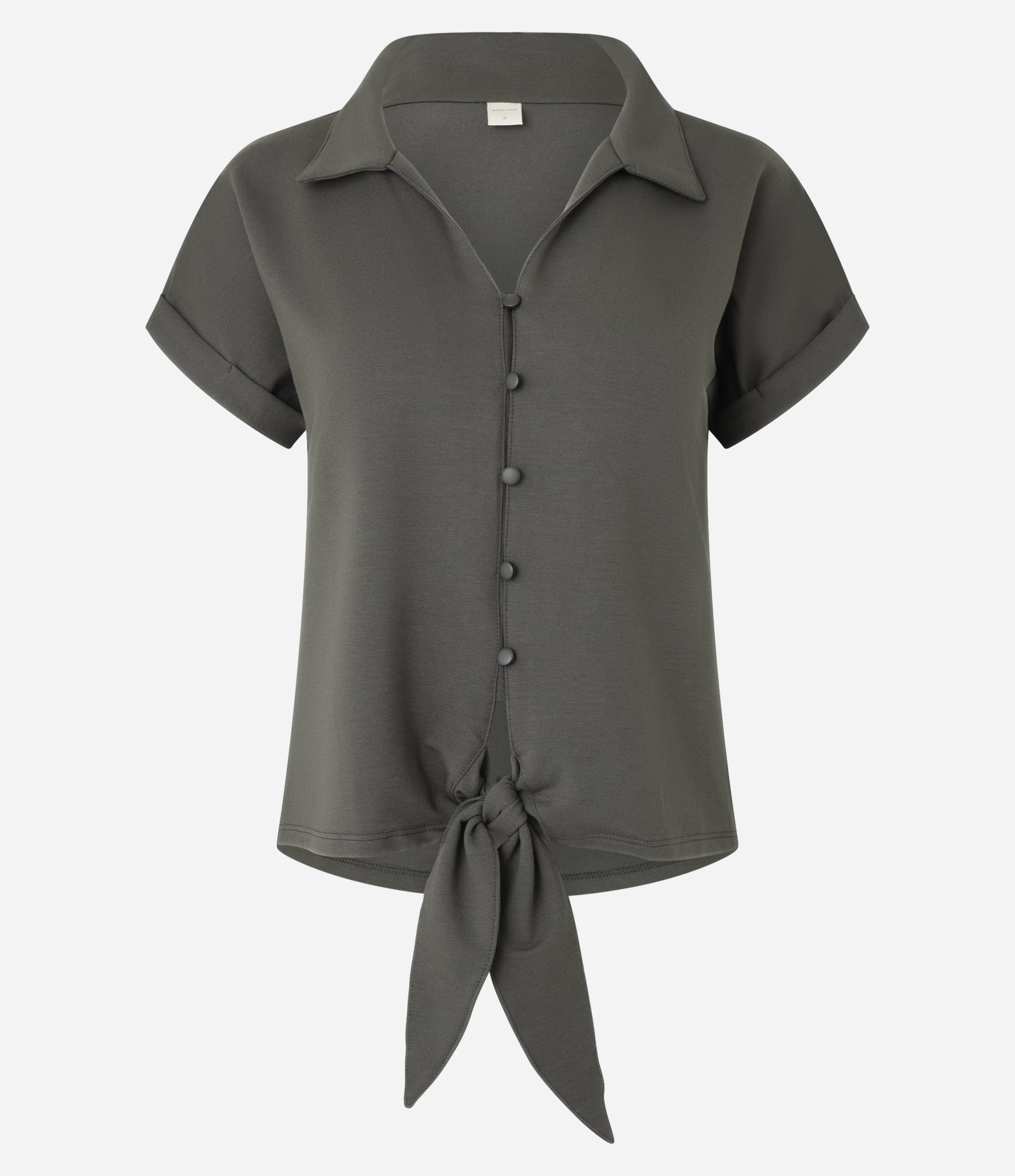 Camisa em Piquet com Amarração Laço na Barra 5