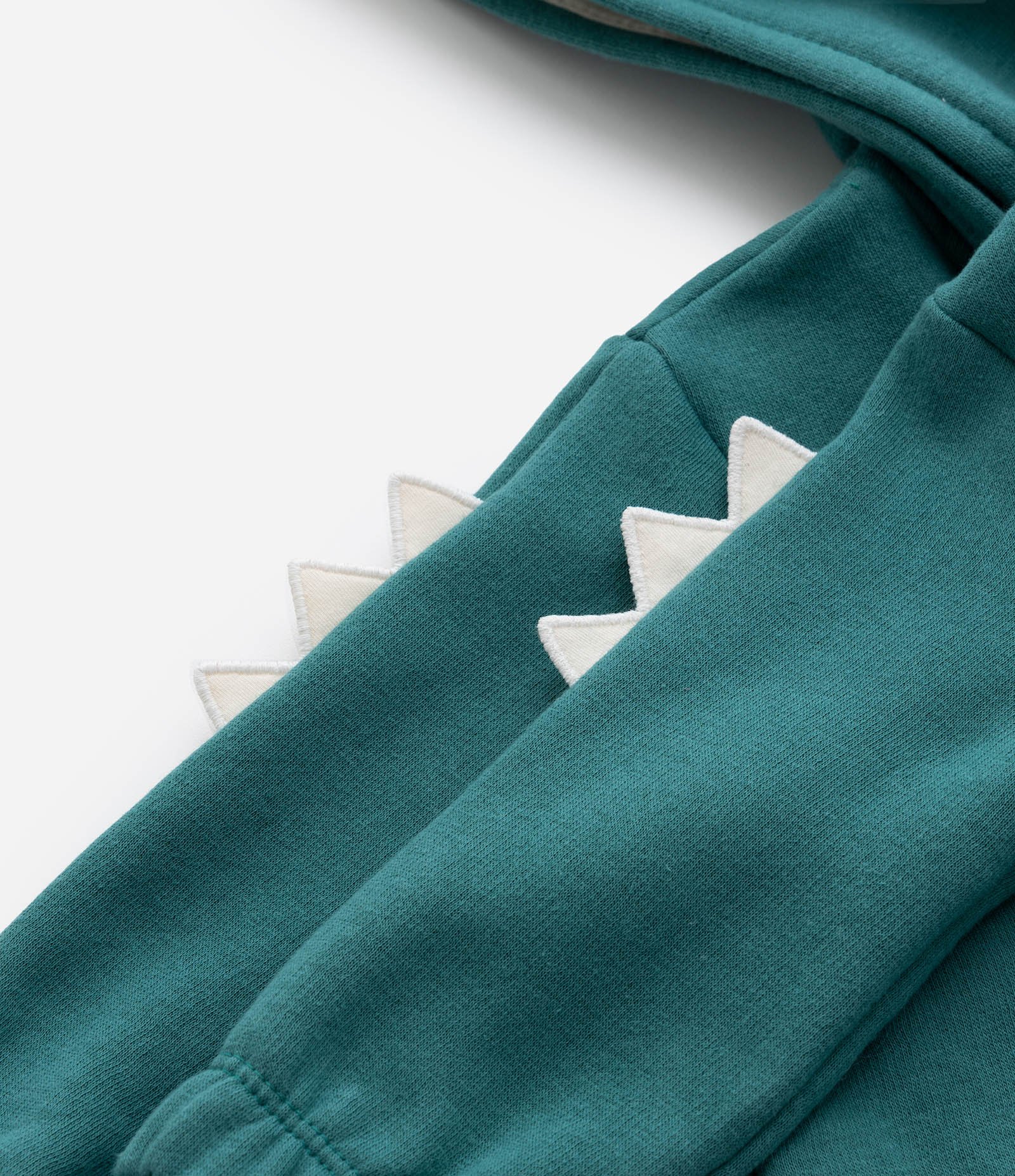 Jaqueta Infantil com Crista de Dino Interativa - Tam 0 a 18 meses Verde 7