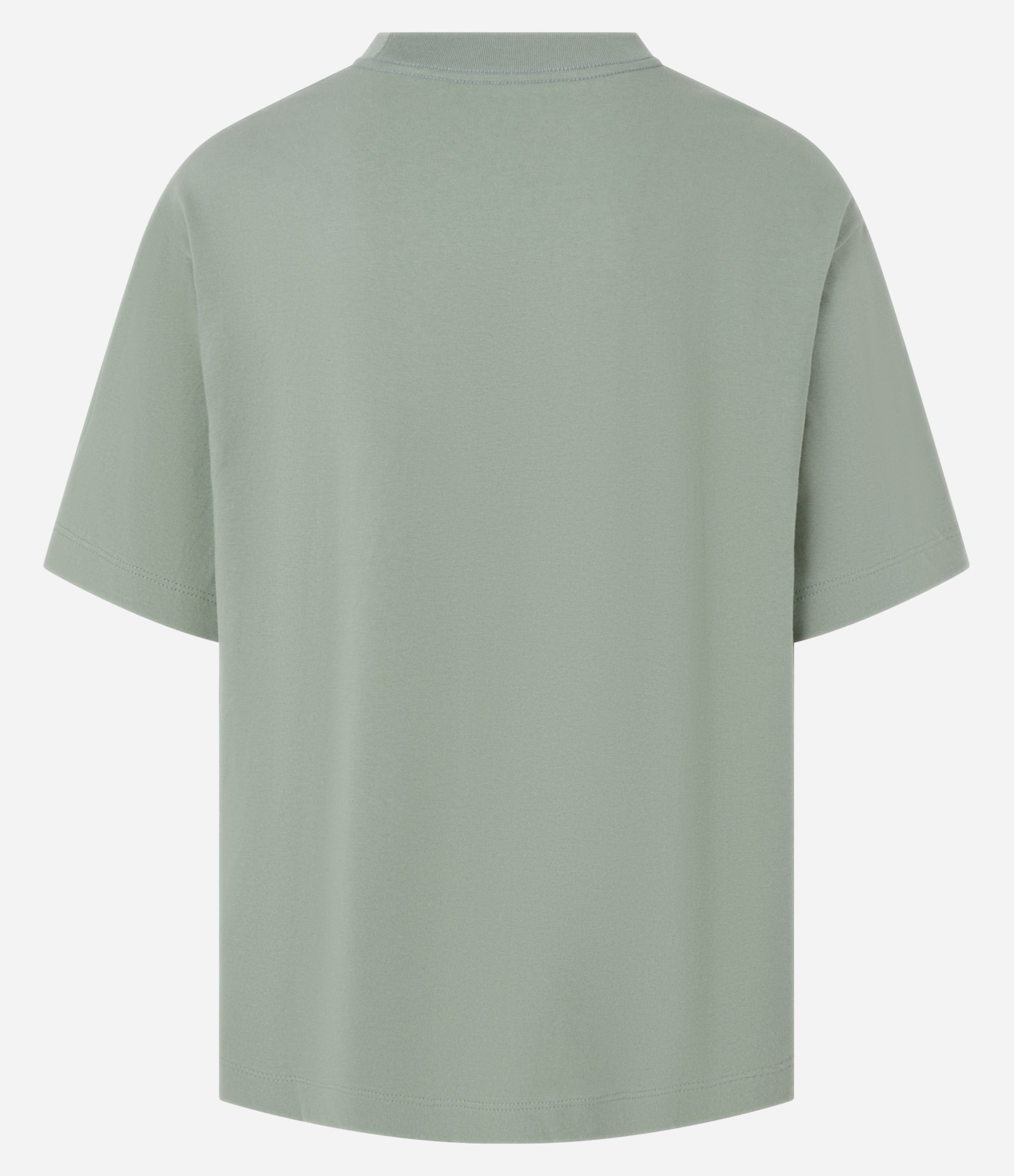 Camiseta Boxy em Malhão com Estampa Lettering Grafitti Verde 5