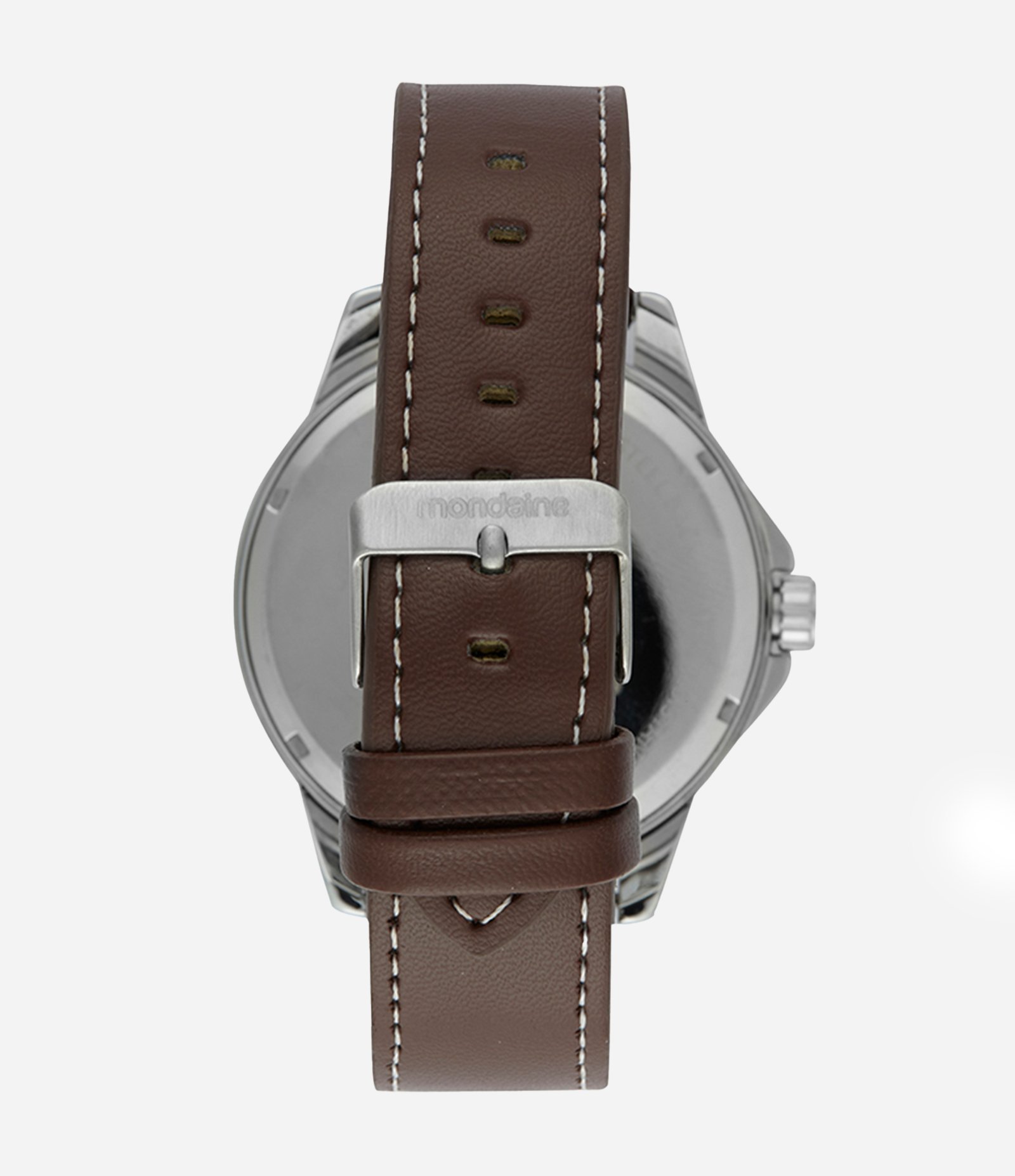 Relógio Mondaine Masculino Analógico Marrom 3