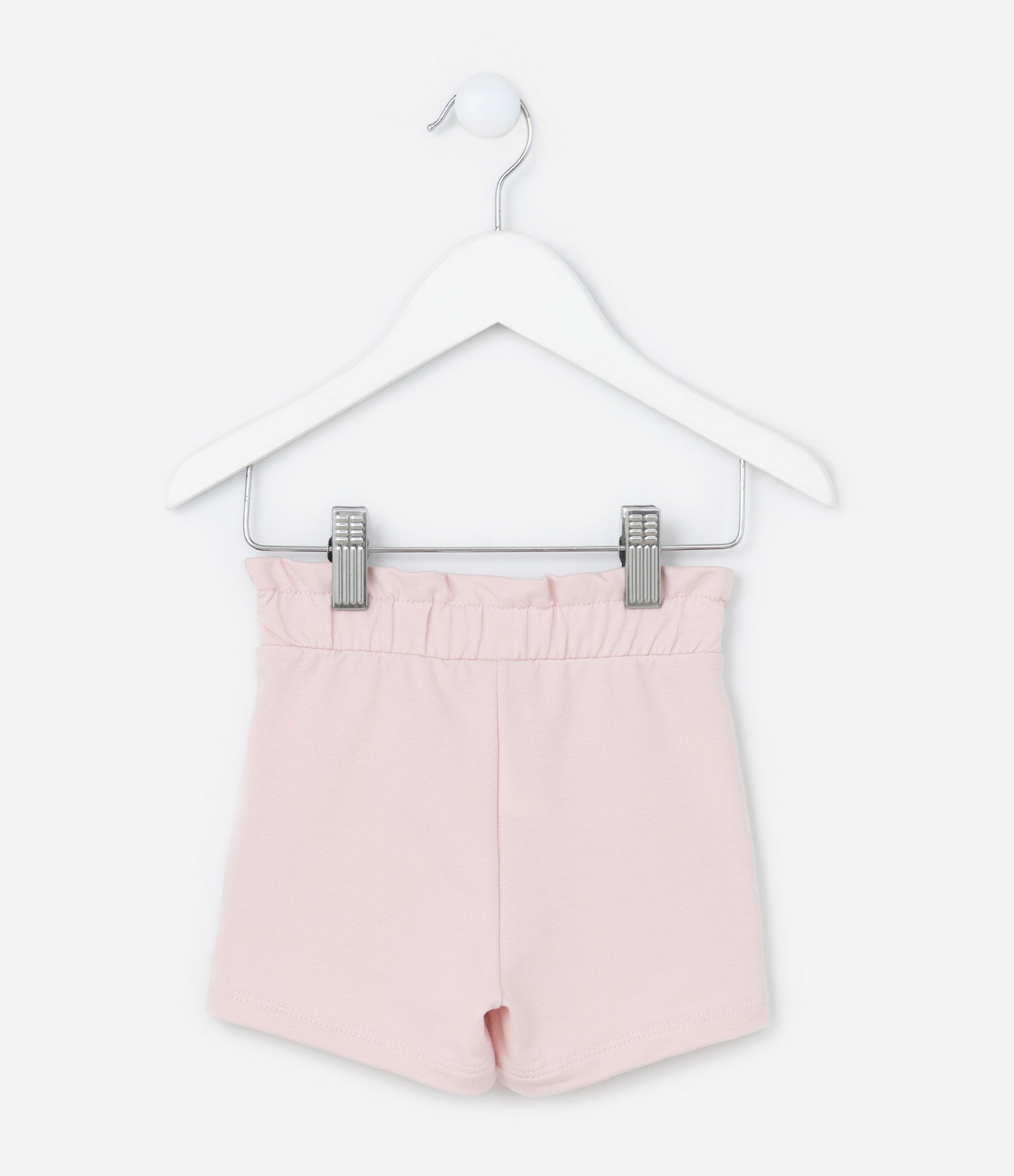 Short Clochard Infantil em Moletom com Laço - Tam 0 a 18 meses 2