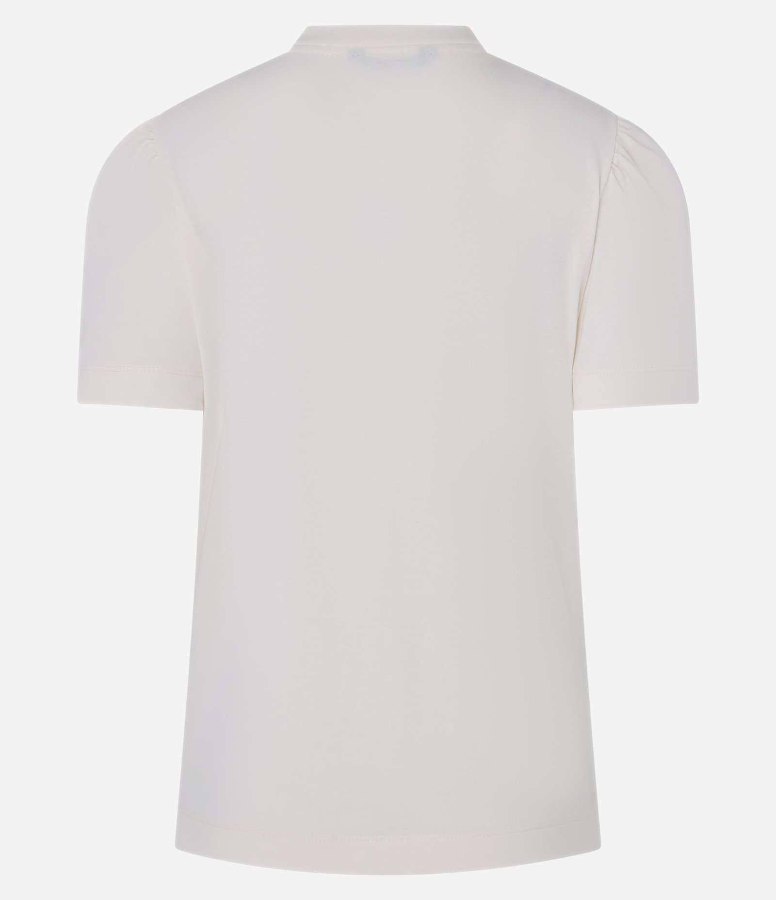 Camiseta Slim em Algodão Estampa Doodles Piquenique Branco 5