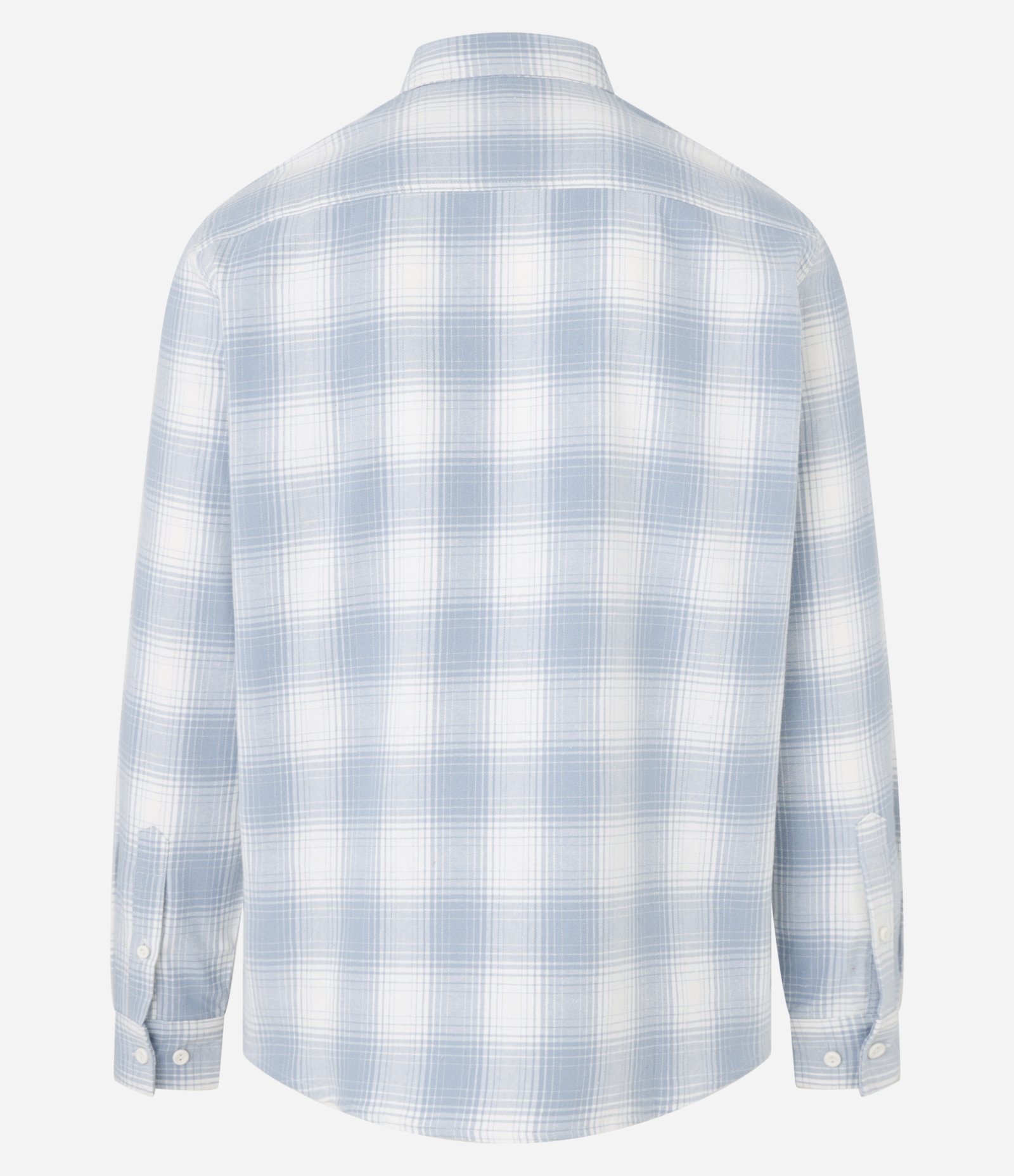 Camisa Comfort em Flanela com Estampa Xadrez Azul 5