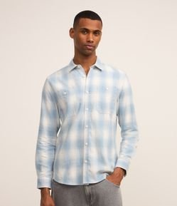 Camisa Comfort em Flanela com Estampa Xadrez
