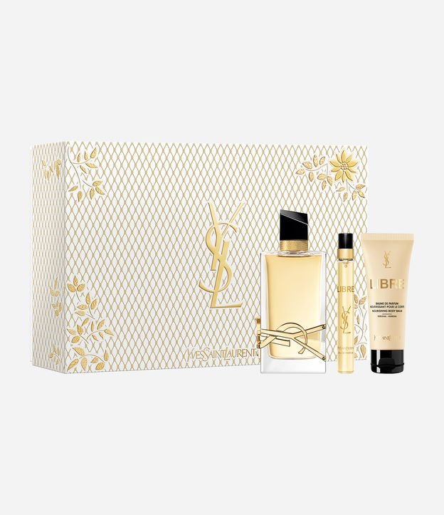 Kit Perfume Coffret Libre Eau de Parfum 90ml + Loção Corporal 50 + Libre Travel Size 10ml
