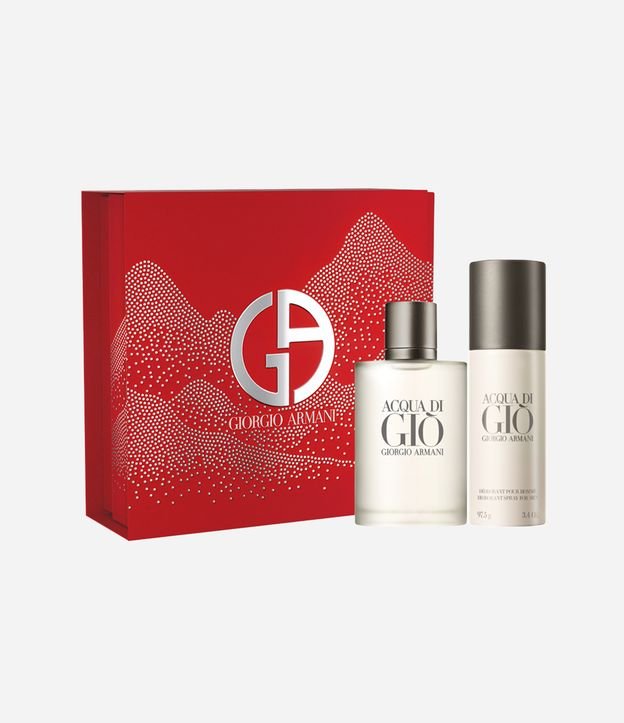 Kit Perfume Coffret Acqua Di Gio Eau de Toilette 100ml + Desodorante 150ml