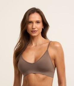 Sutiã Top Sem Bojo em Poliamida Seamless