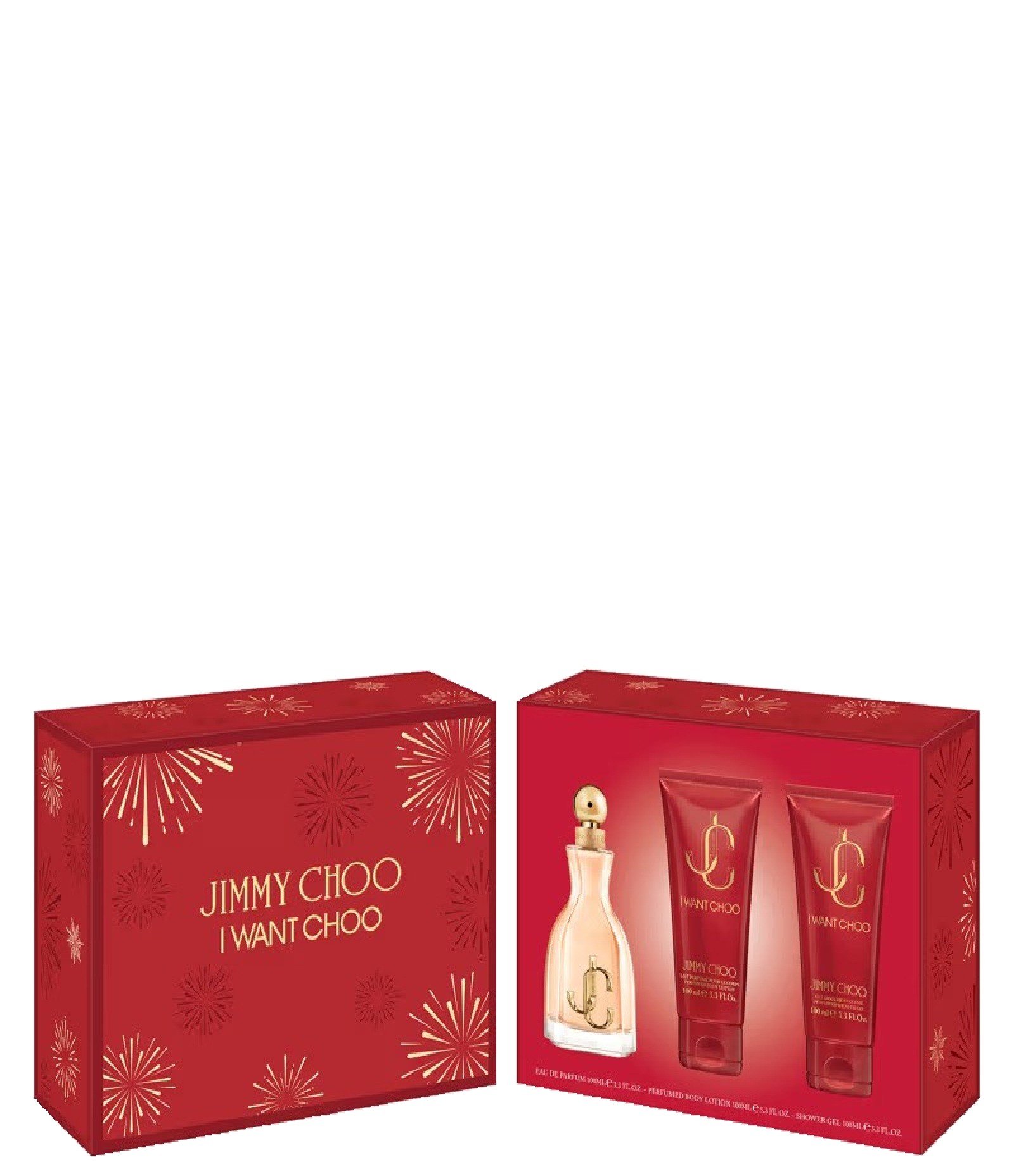 Coffret I Want Choo Eau de Parfum 100ml + Hidratante 100ml + Sabonete Liquido 100ml KIT 1