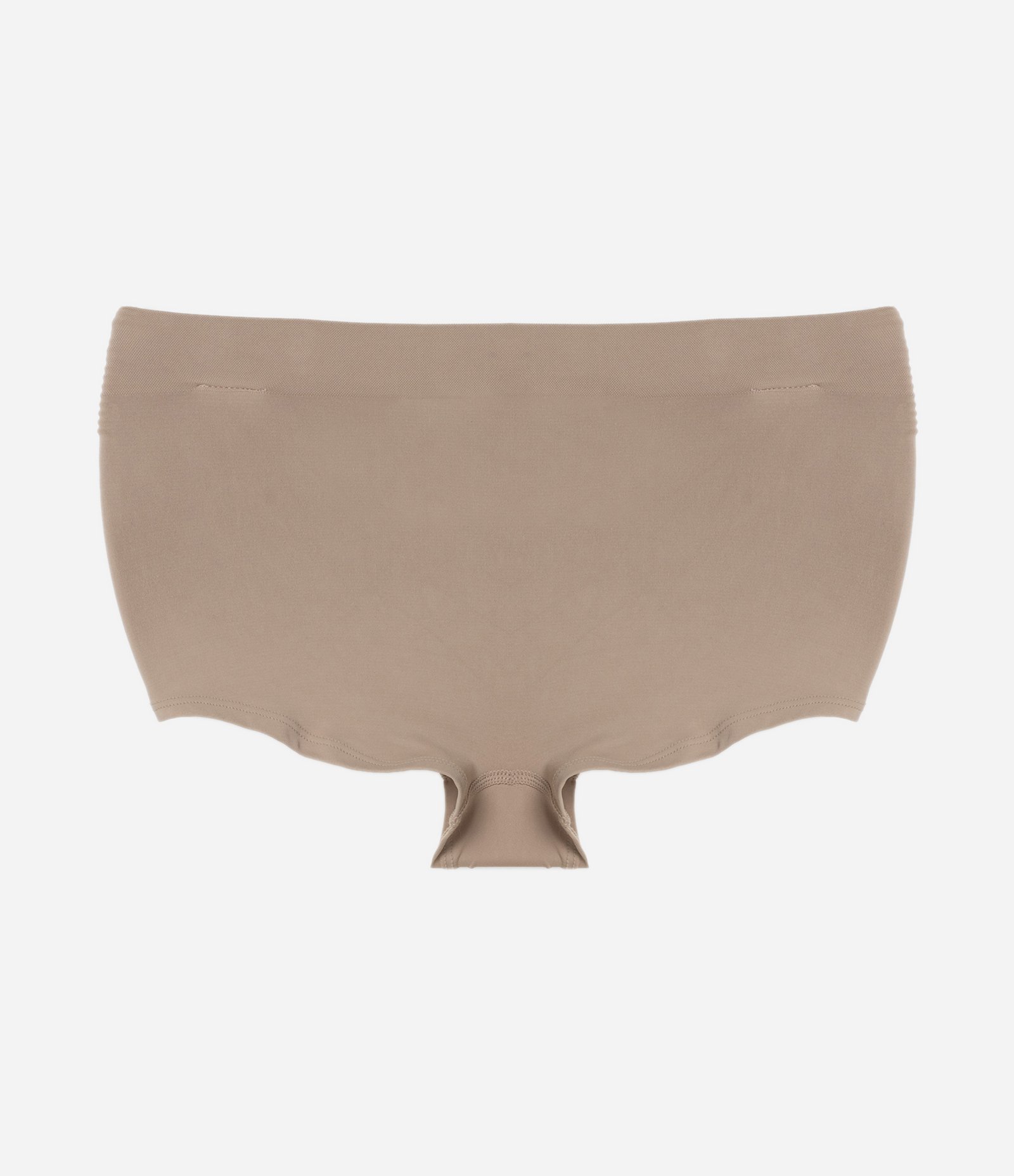 Calcinha Boyshort em Poliamida Sem Costura Bege 9