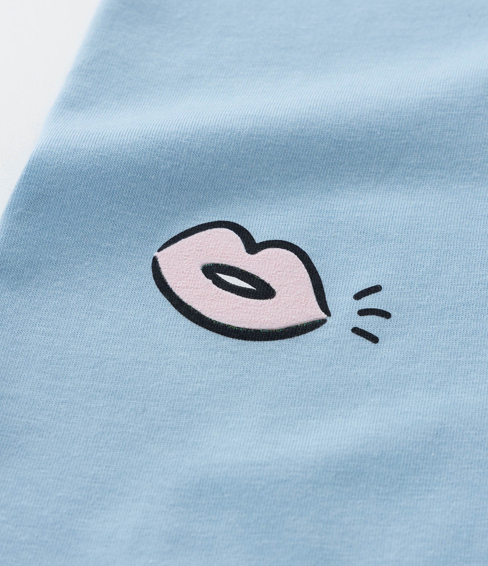 Camisola Infantil em Algodão com Estampa Hello Kitty - Tam 5 a 16 Anos Azul 4