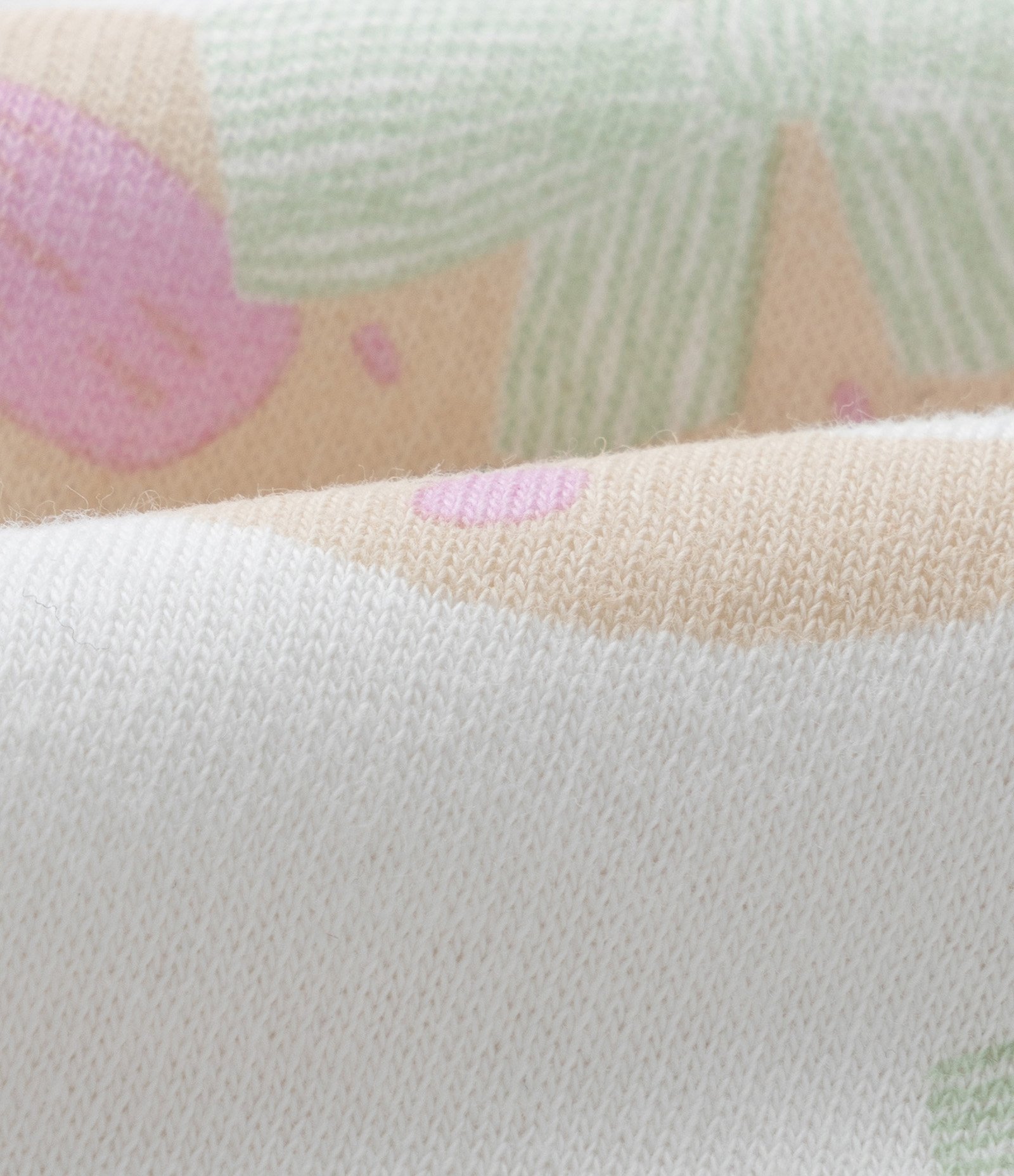 Blusão Infantil Quentinho Estampado de Coelhinhas - Tam 0 a 18 meses Off White 3