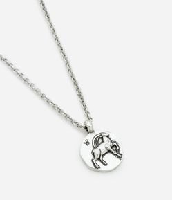 Colar em Metal com Pingente dos Signos