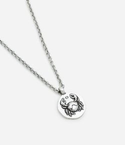 Colar em Metal com Pingente dos Signos