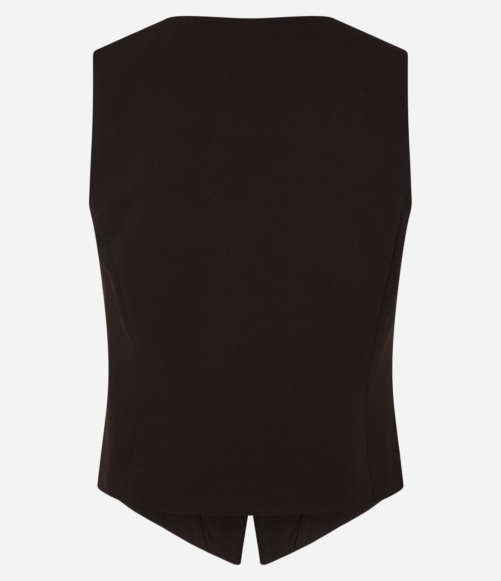 Colete Alfaiatado com Abotoamento Frontal Marrom Escuro 7