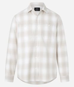 Camisa Comfort em Flanela com Estampa Xadrez