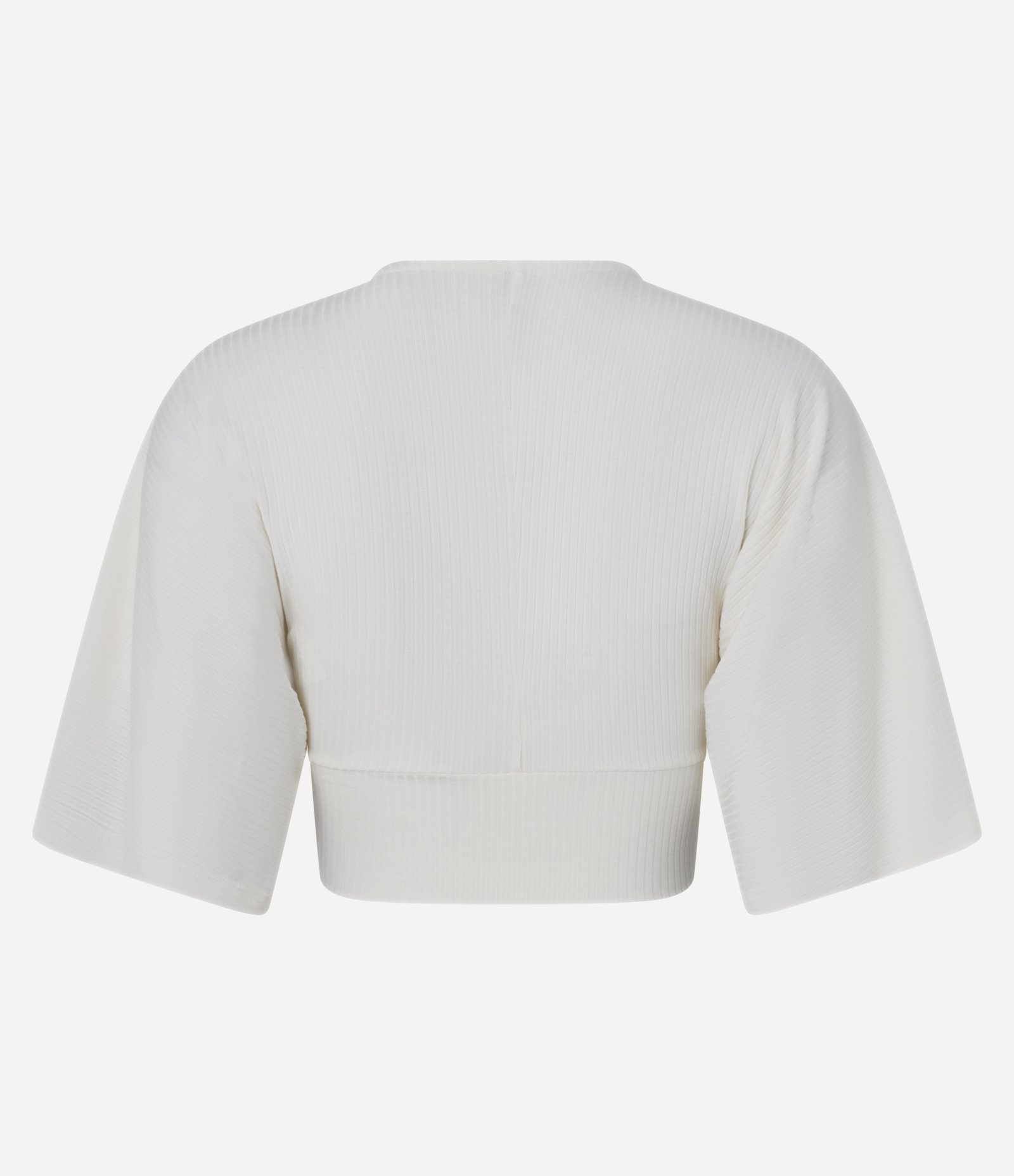 Blusa Texturizada com Estampa de Favinhos Branco 3