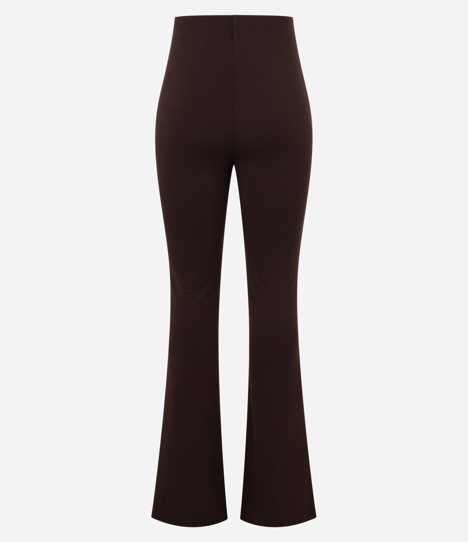 Calça Flare em Ponto Roma Marrom 6
