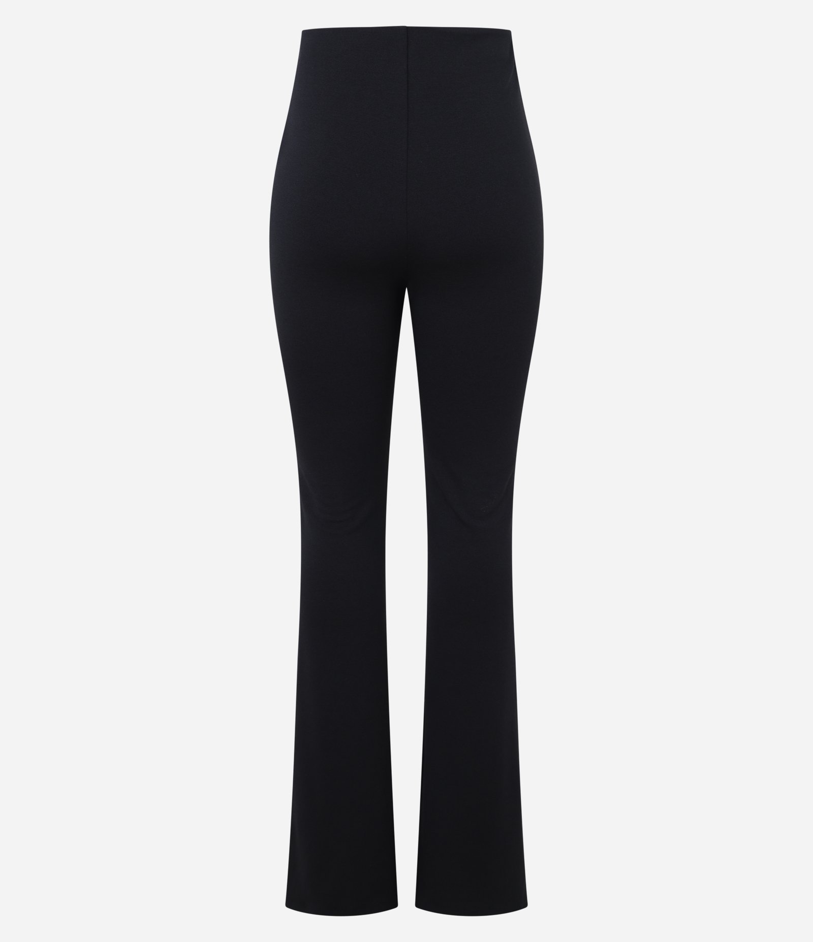 Calça Flare em Ponto Roma Preto 7