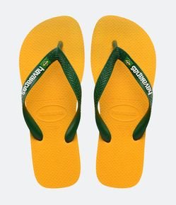 Chinelo Havaianas Tradicional com Bandeira do Brasil