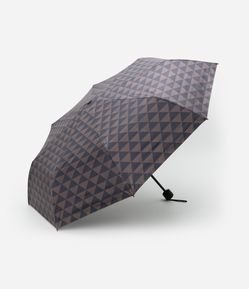 Sombrinha com Estampa Mosaico de Triângulos