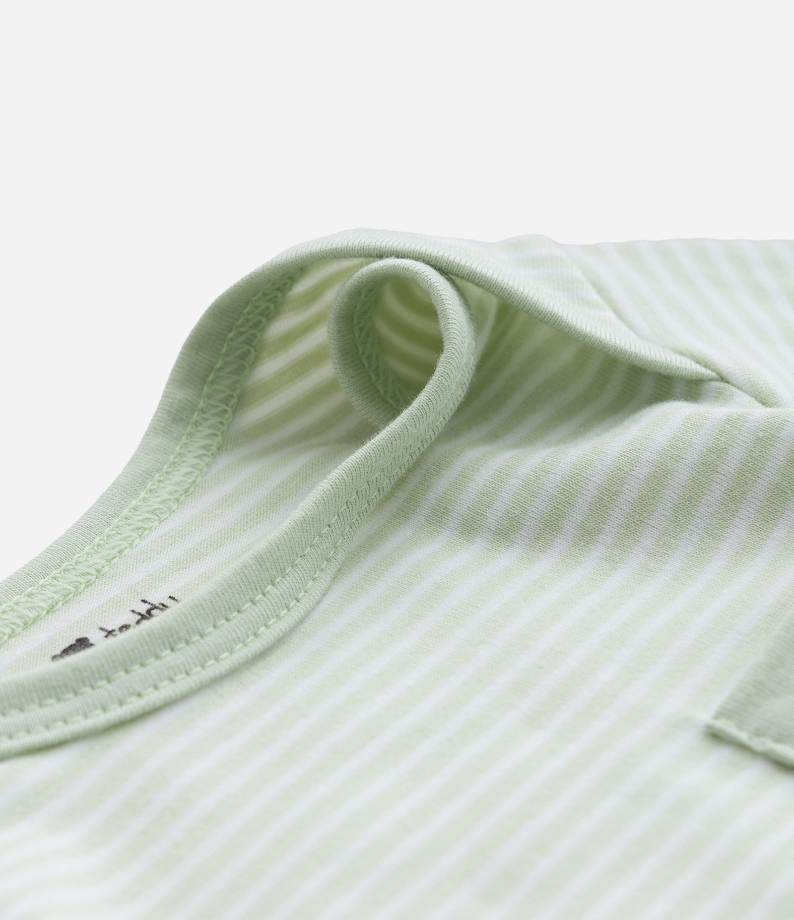 Body Infantil com Bolsinho e Estampa Listrada - Tam 0 a 18 meses 4