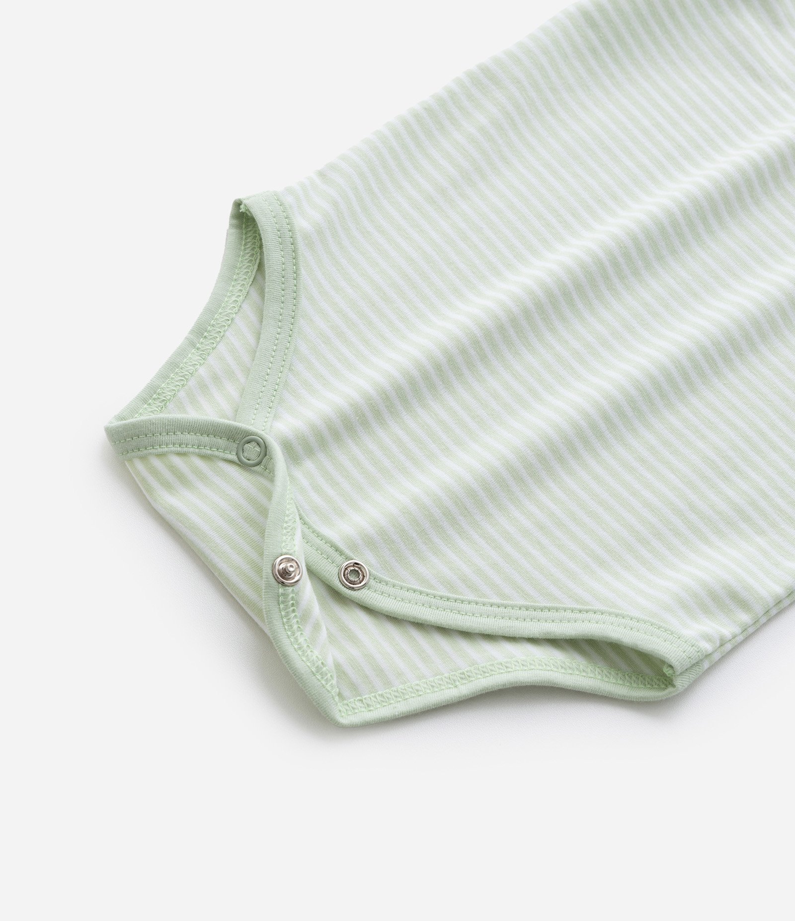 Body Infantil com Bolsinho e Estampa Listrada - Tam 0 a 18 meses 5