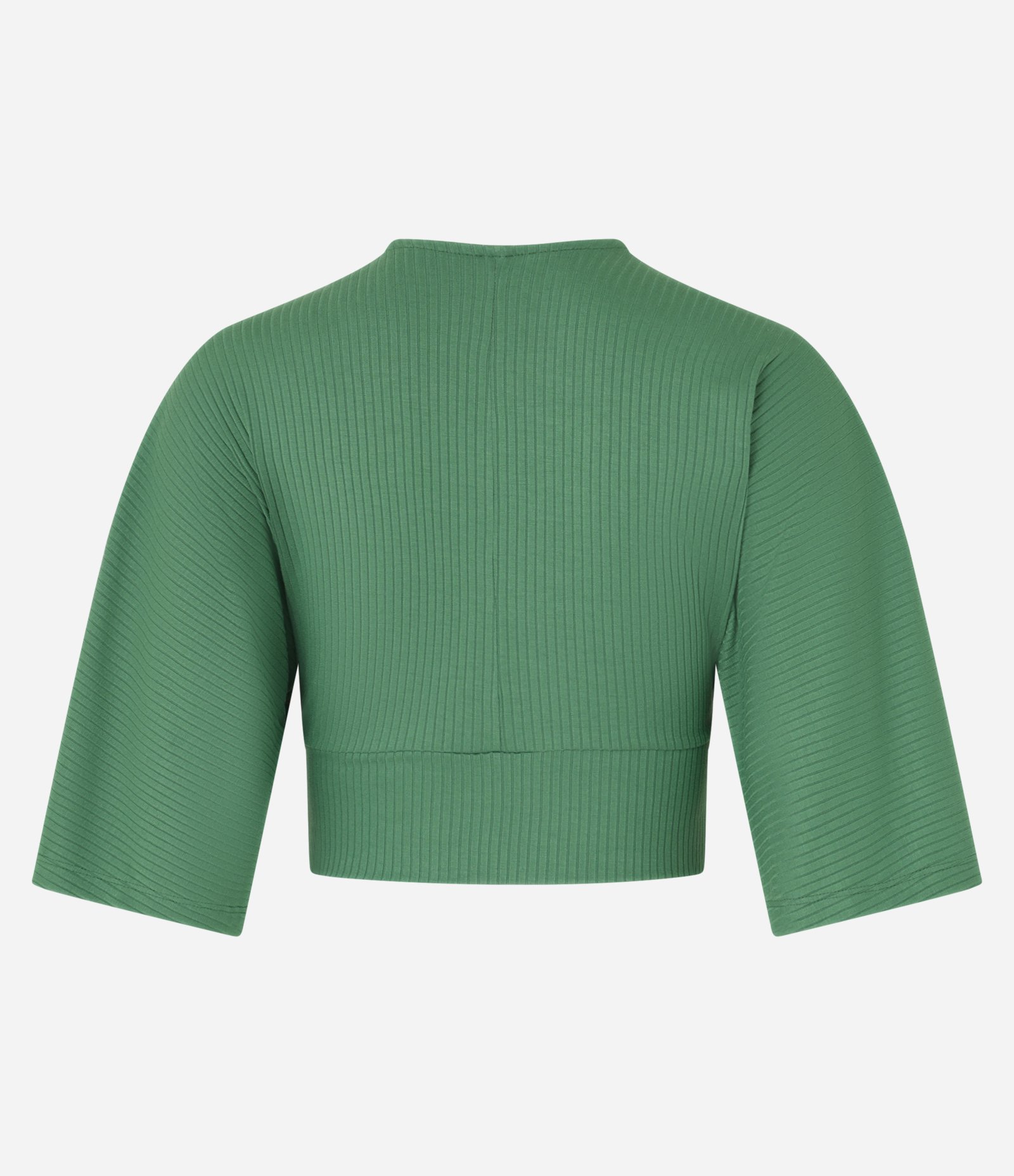 Blusa Kimono Texturizada Estampada de Arara Verde 6