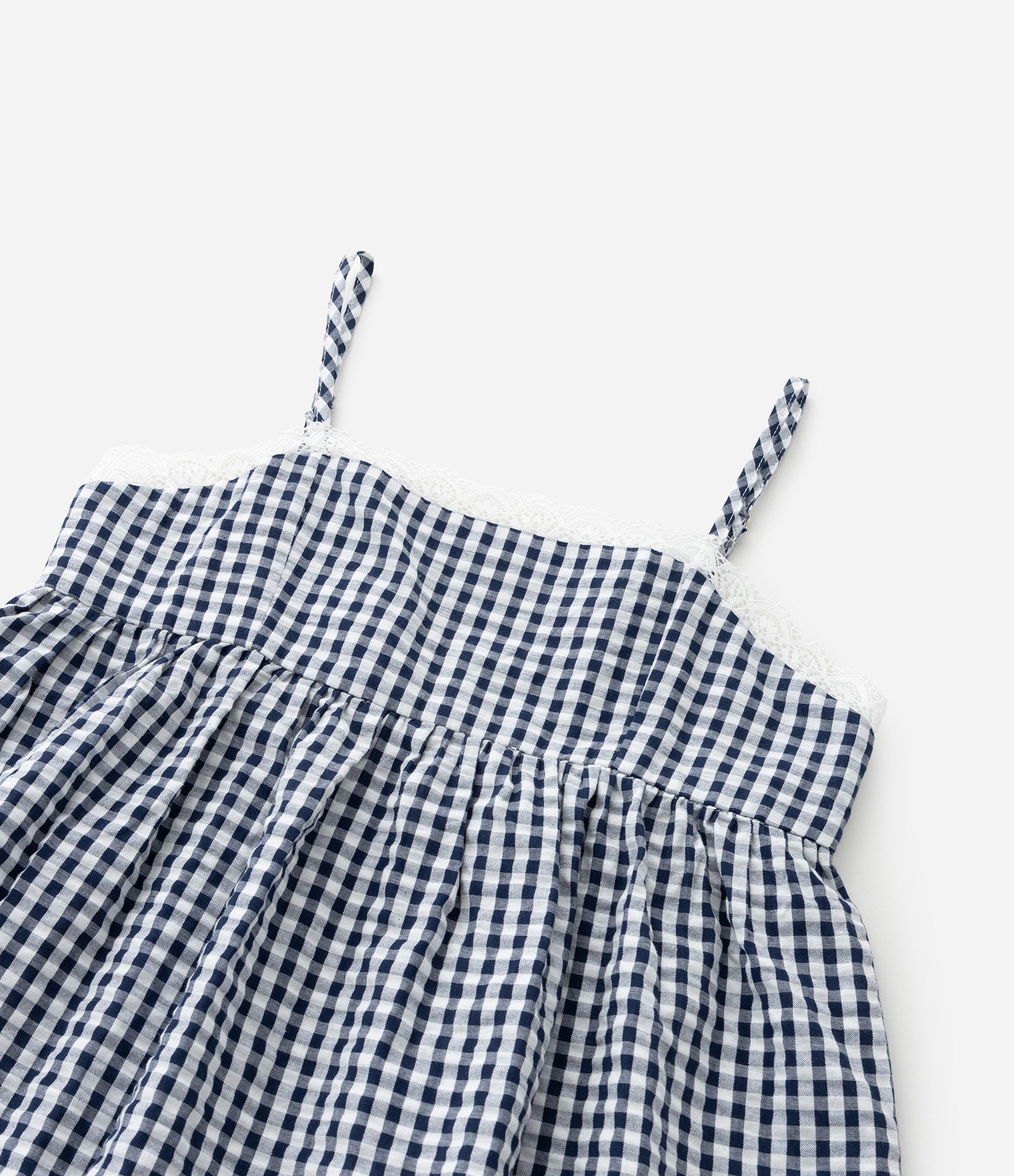 Blusa Infantil em Tricoline com Detalhe em Renda - Tam 5 a 14 Anos Preto/Branco 5