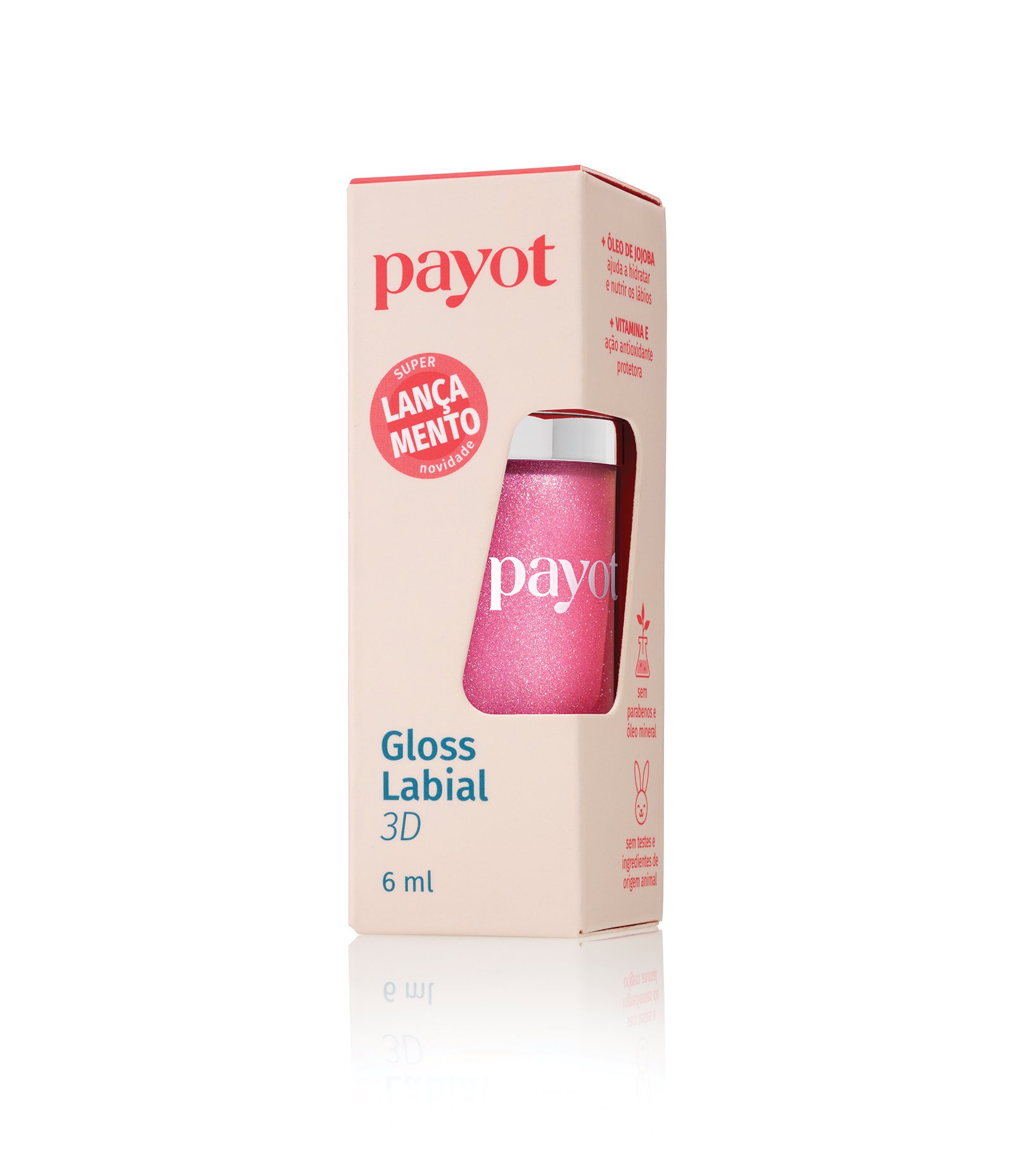 Gloss Labial 3D Payot Chérie Algodão Doce 2