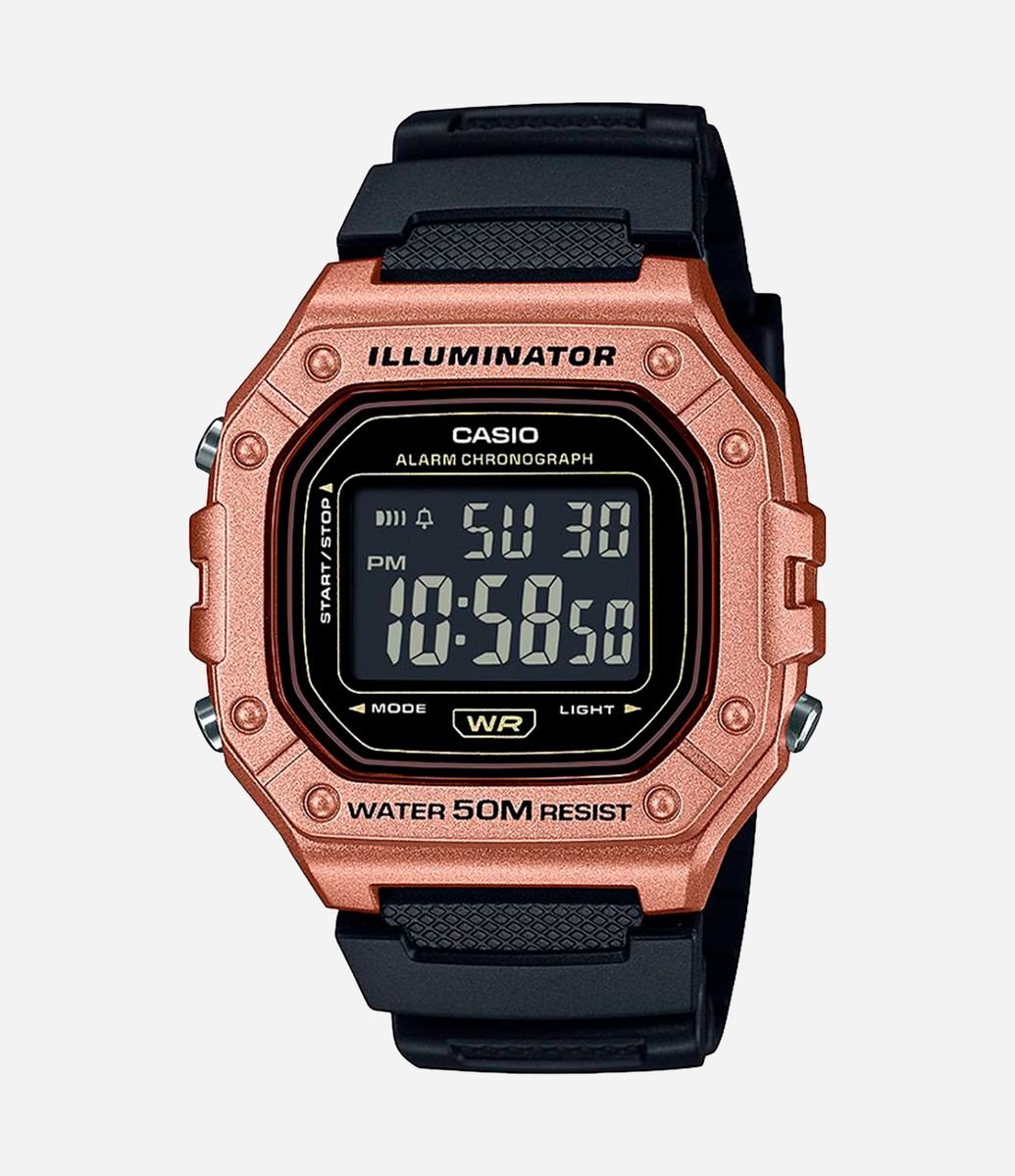 Relógio Casio Digital W 218HM 5BVDF Rosé