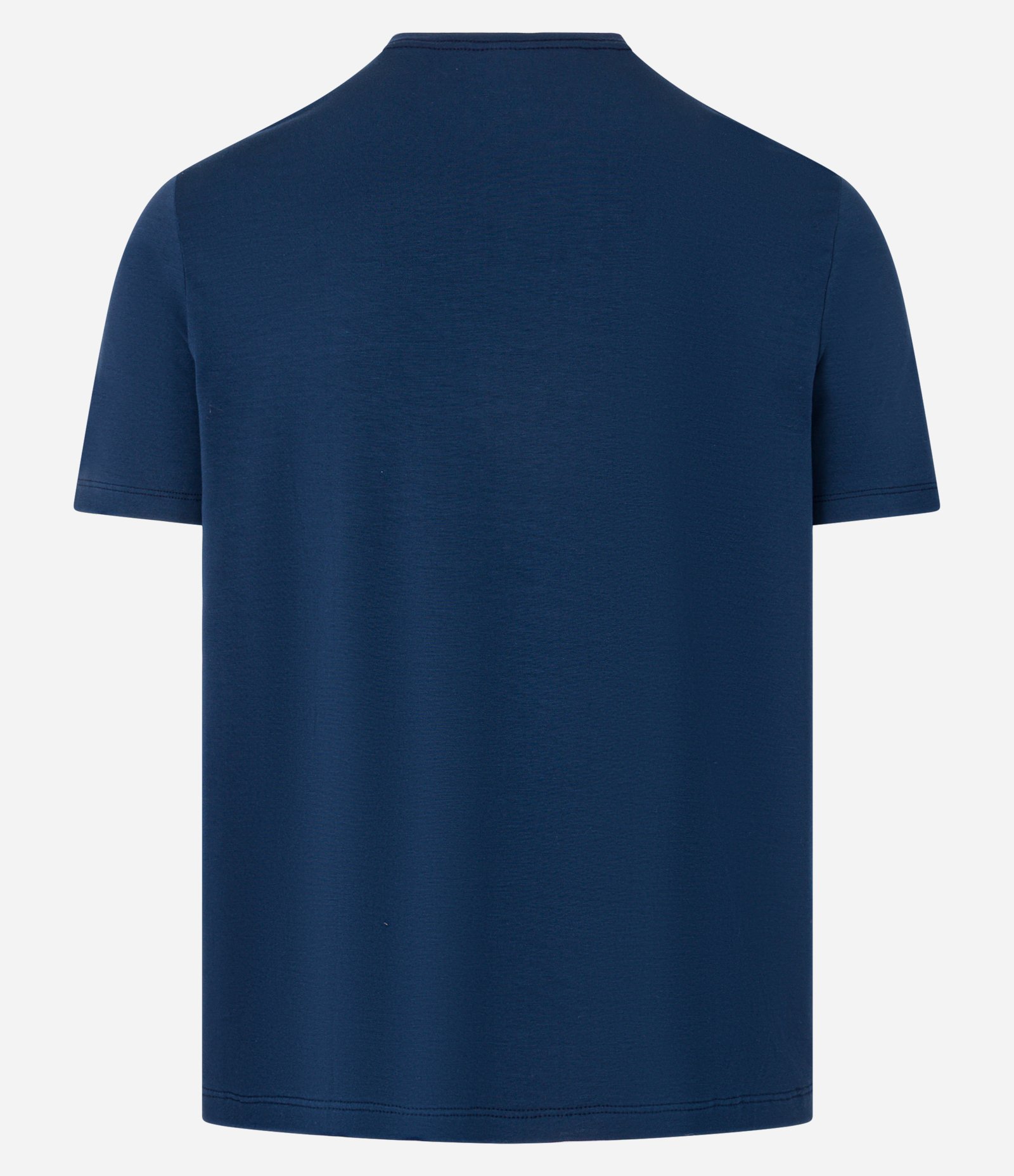 Camiseta Regular Performance com Gola Redonda Azul 6
