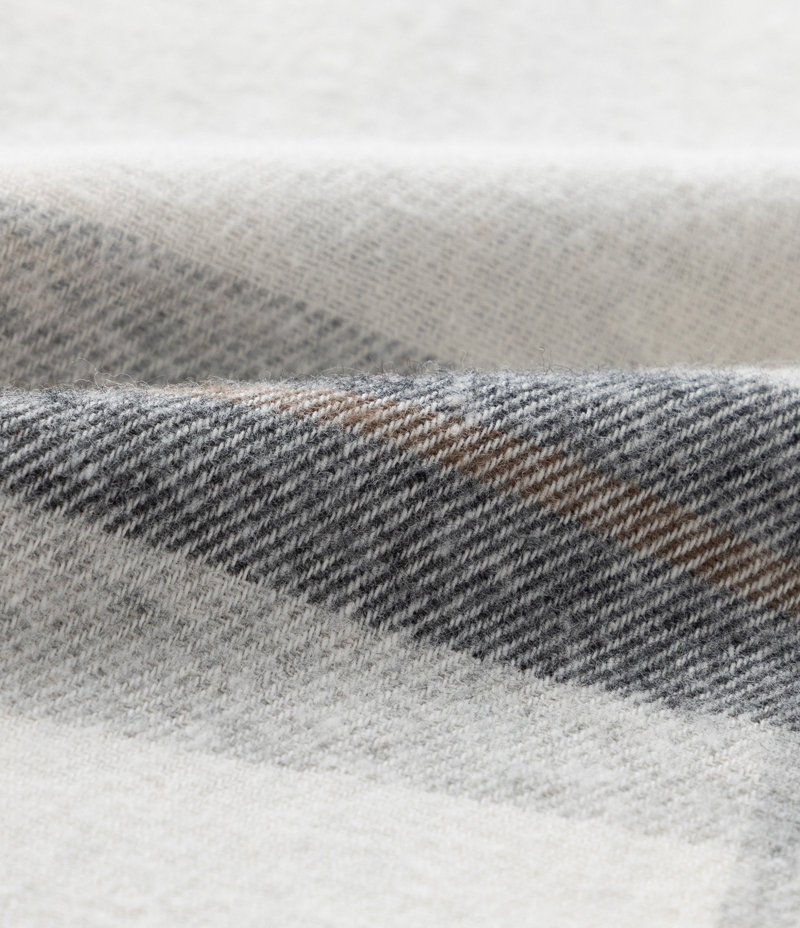 Camisa Infantil em Flanela com Estampa Xadrez - Tam  5 a 14 Anos Cinza/Bege 4