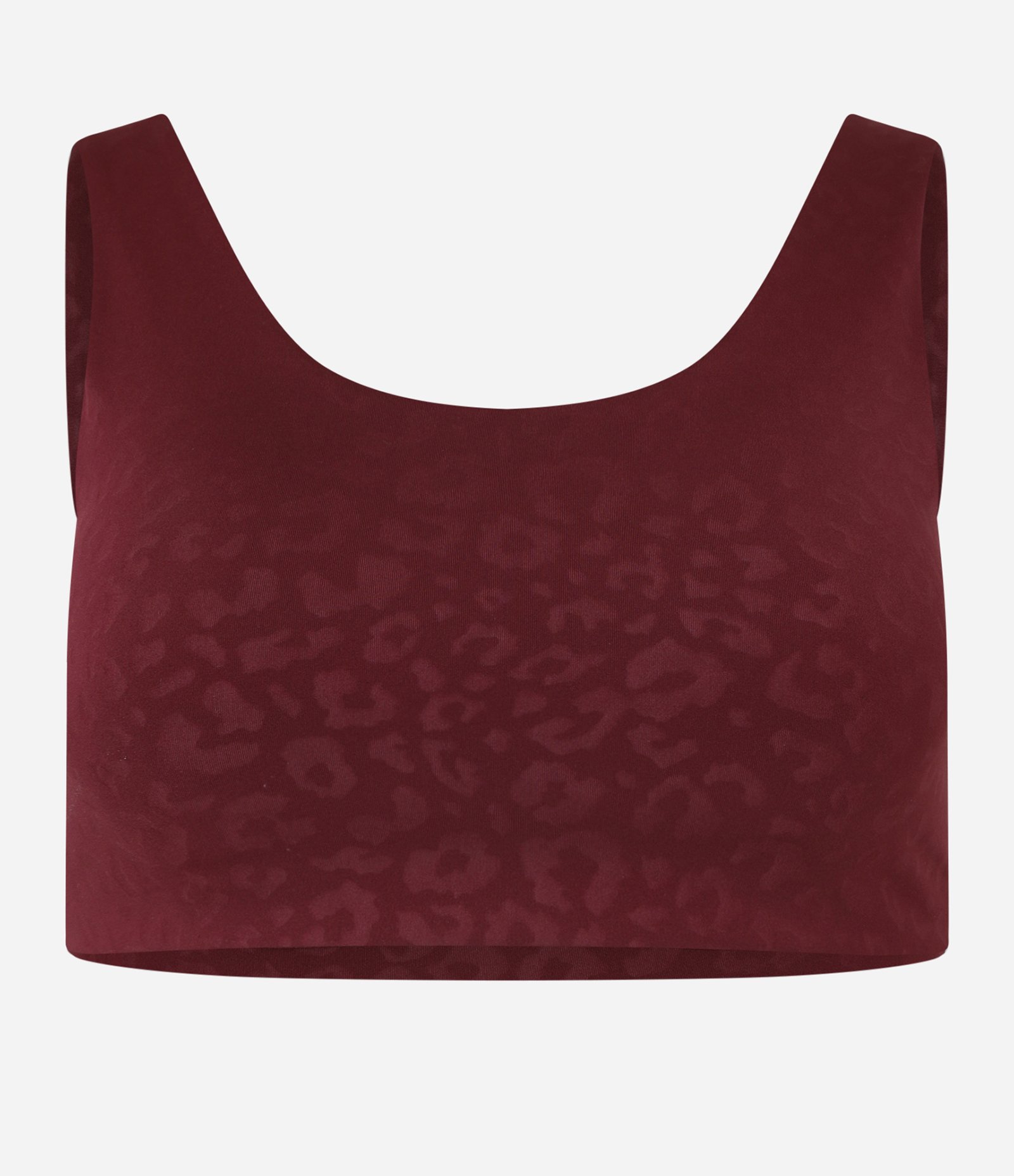 Top Esportivo em Microfibra com Textura Animal Print Vermelho 6