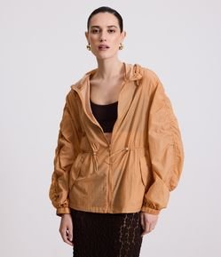 Jaqueta Parka Esportiva com Detalhes de Regulador