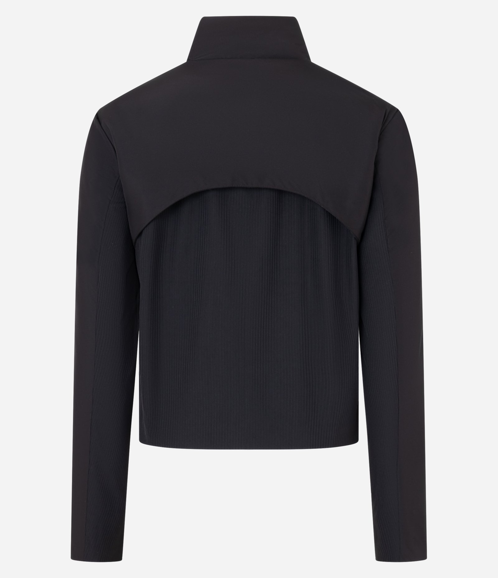 Jaqueta Esportiva com Gola Alta e Bolsos Preto 6