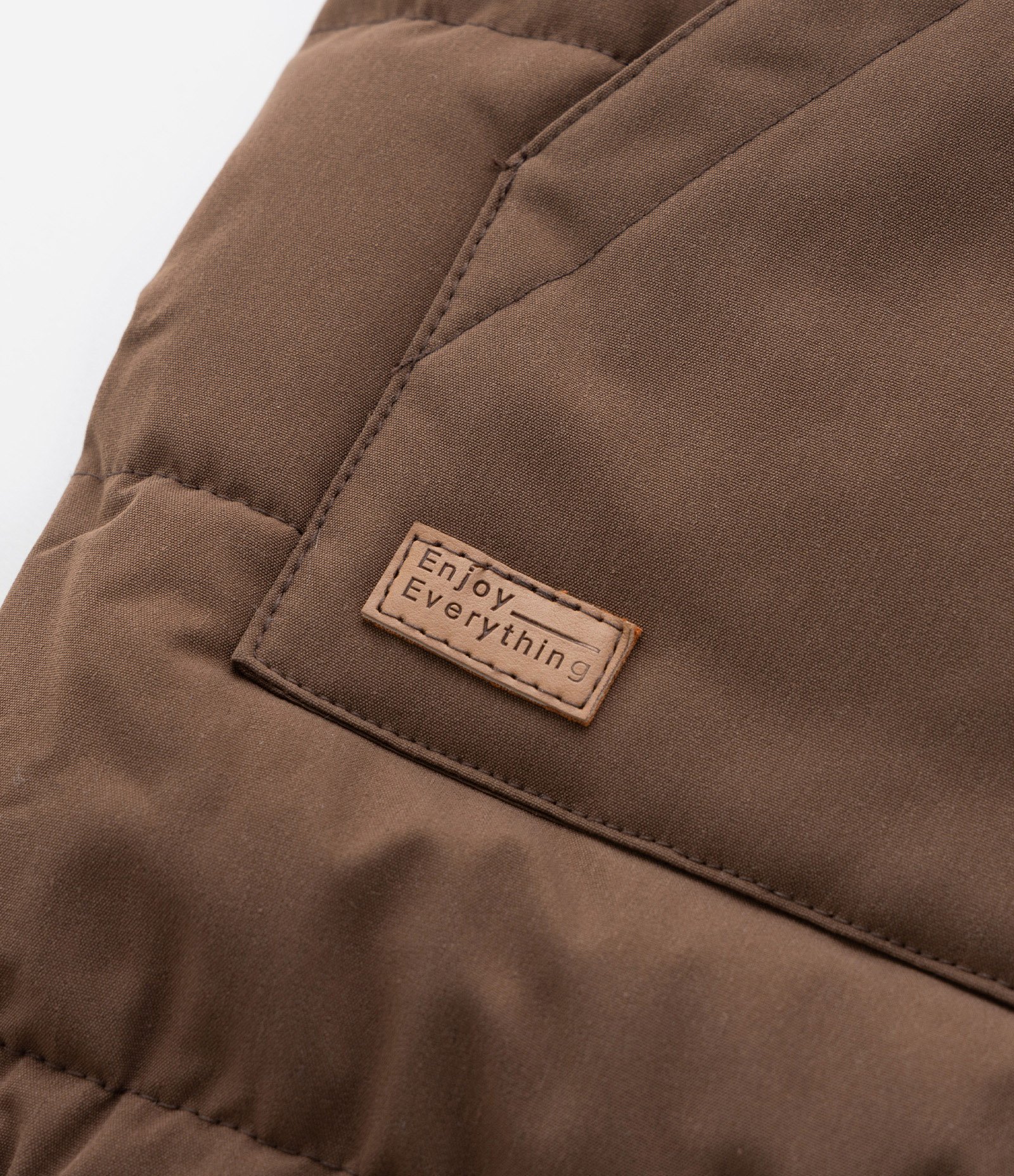 Colete Infantil em Microfibra com Capuz - Tam 5 a 14 Anos Marrom 8