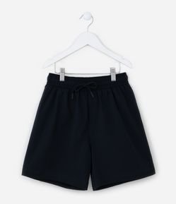 Bermuda Infantil Microfibra Texturizada - Tam 5 a 14 Anos